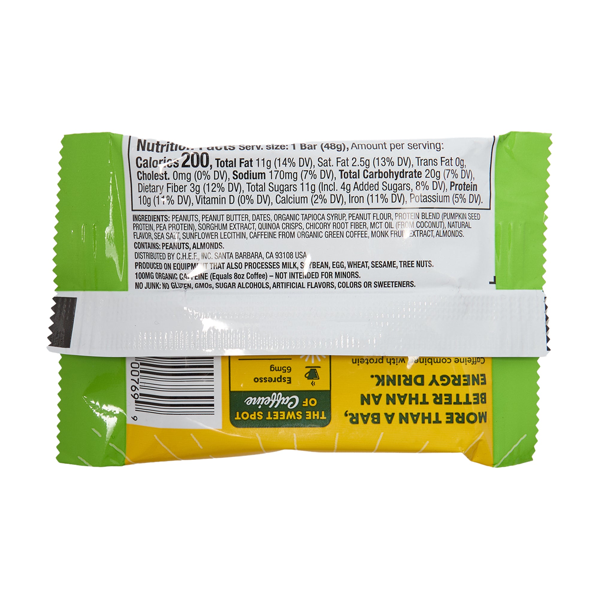 Quantum Energy Square Salted Peanut Butter Crunch