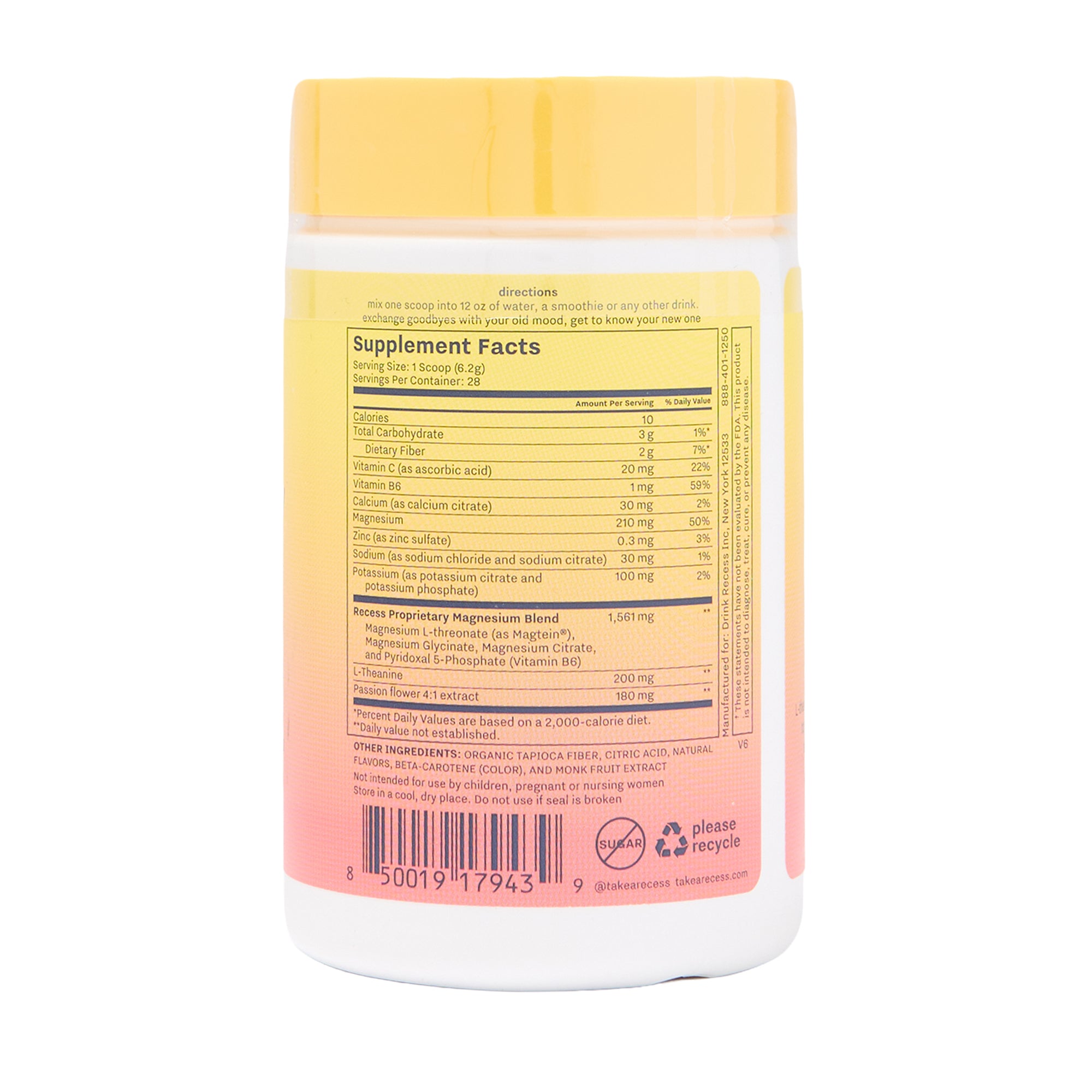 Recess Mood Powder Lemon Citrus