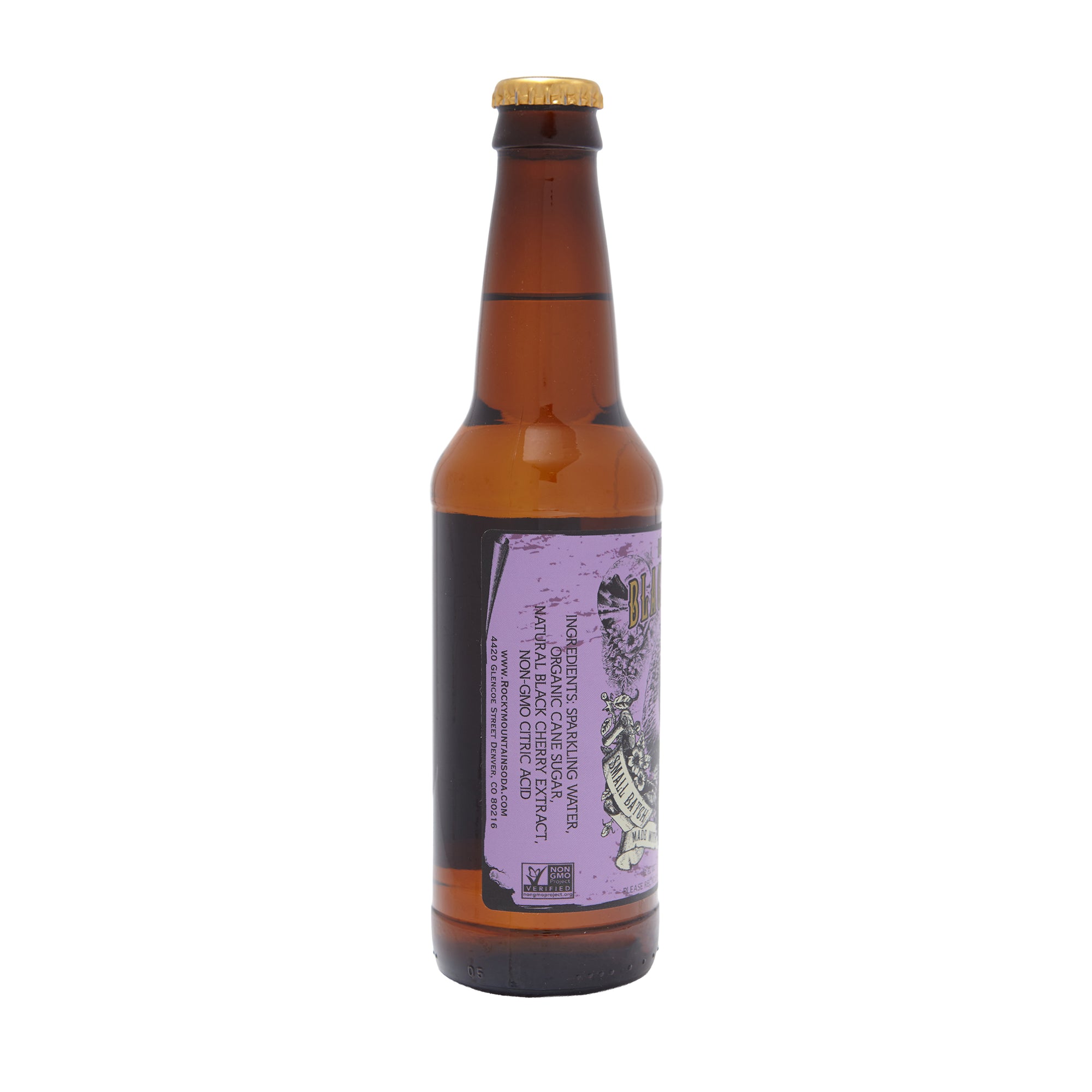 Rocky Mountain Soda Bottle Black Cherry