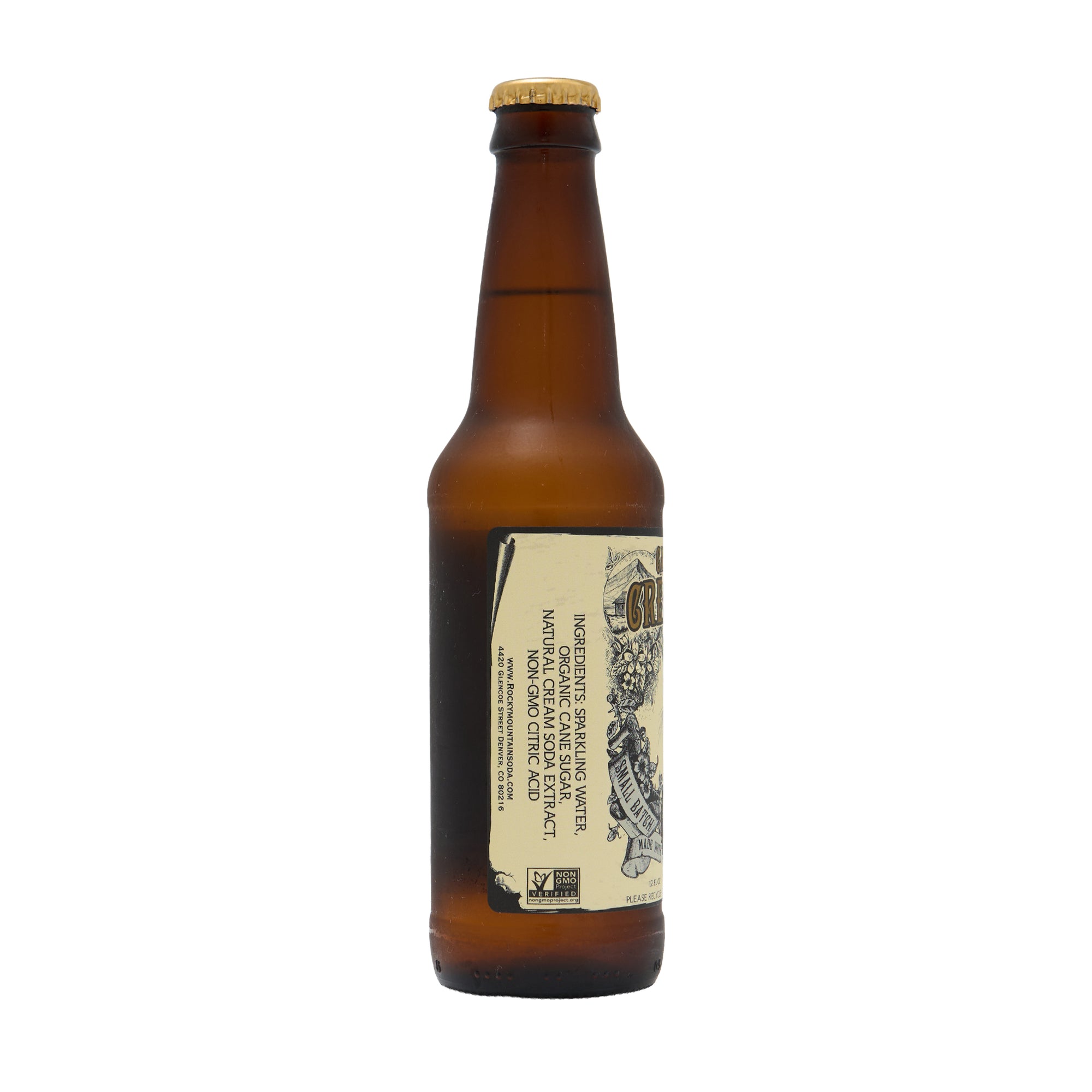 Rocky Mountain Soda Bottle Cream Soda