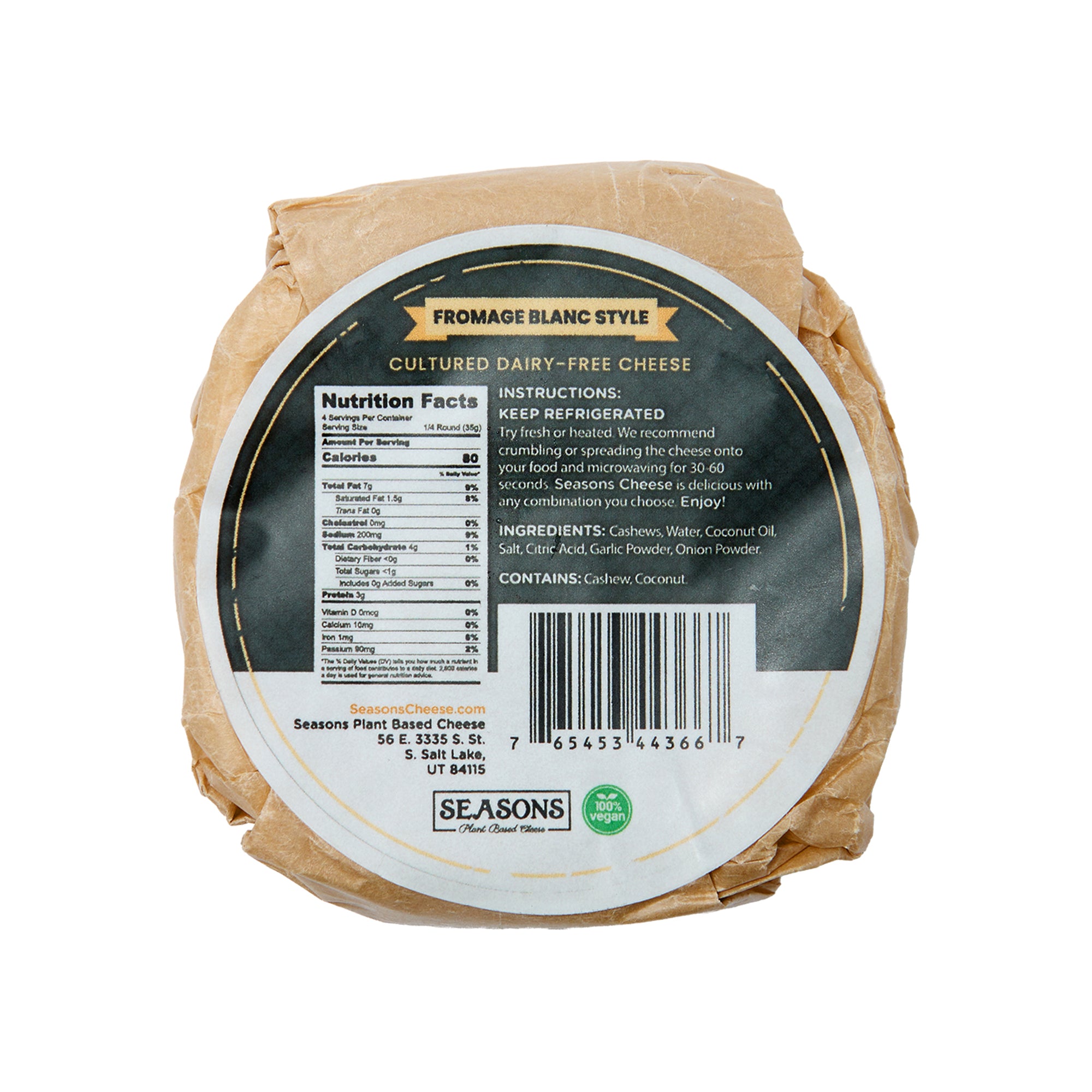 Seasons Cheese Fromage Blanc