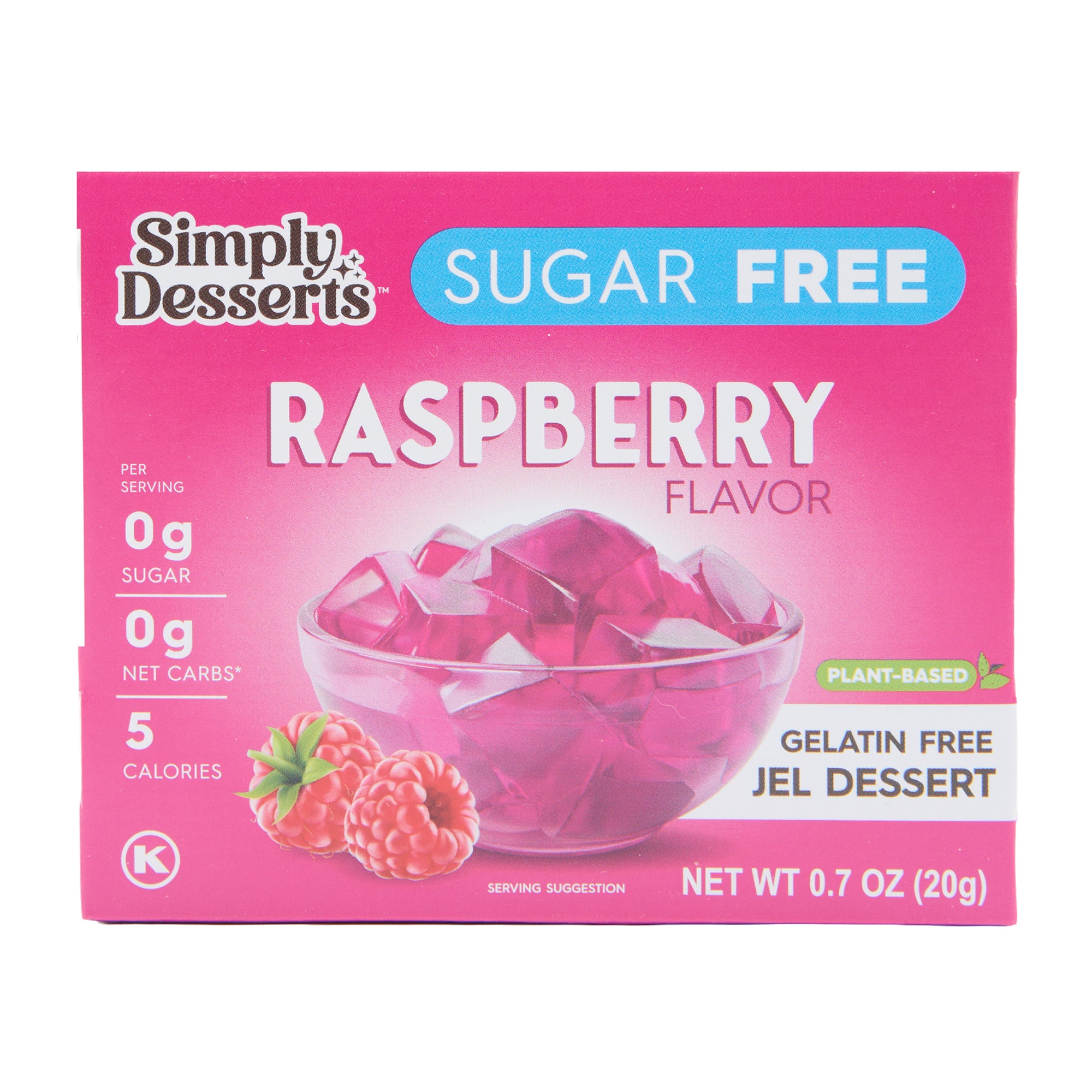 Simply Delish Jello Dessert Raspberry