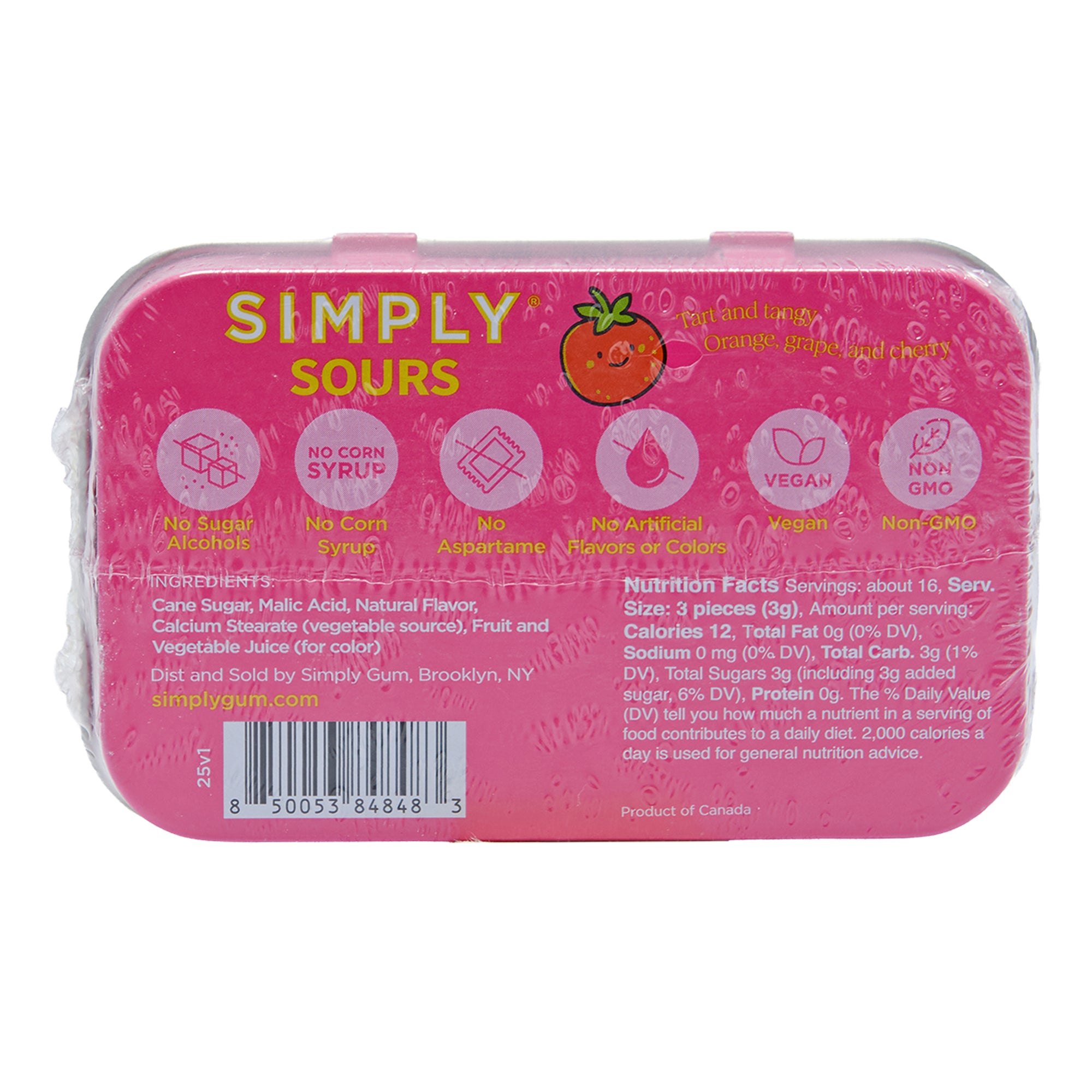 Simply Sours Fruit Punch Tin