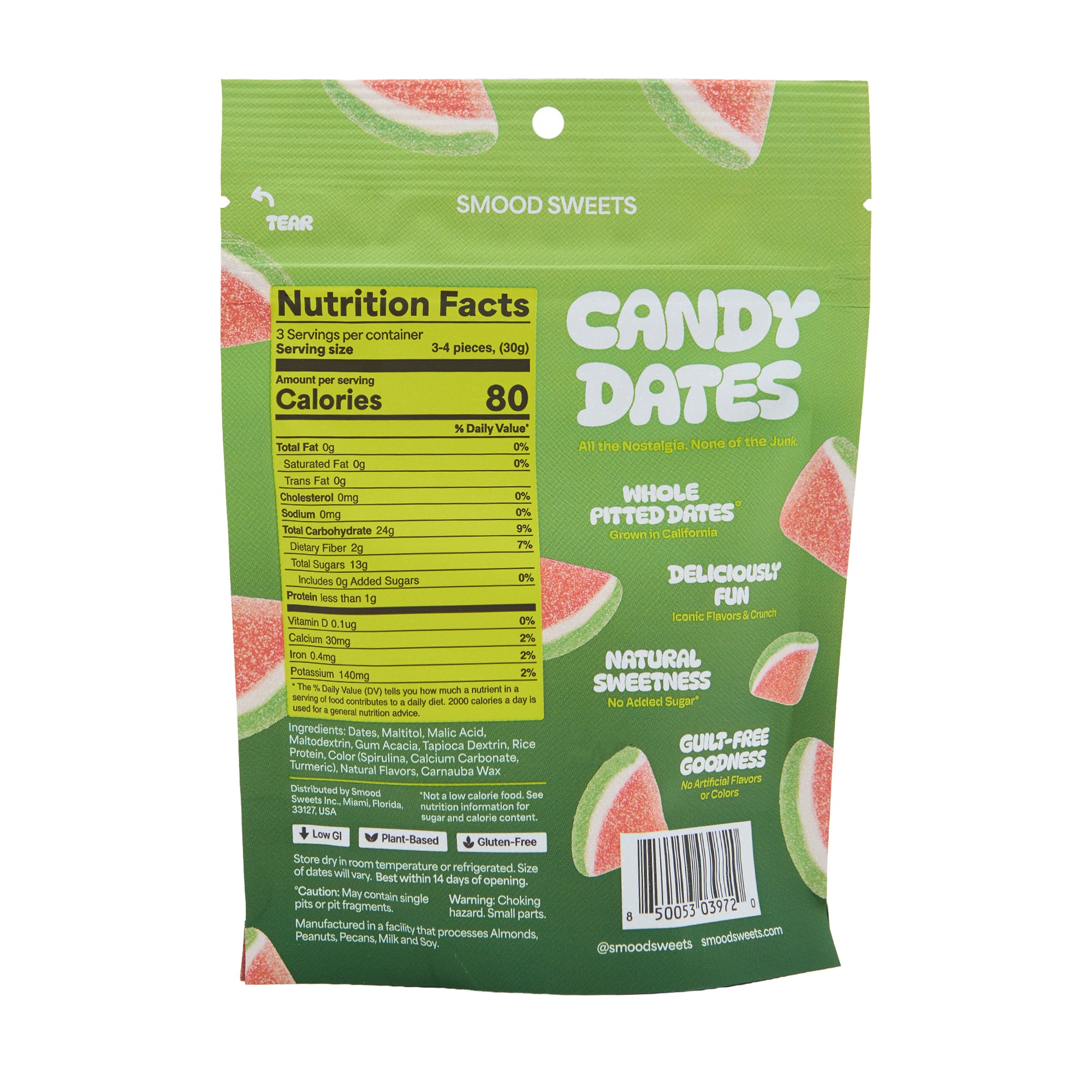 Smood Sweets Candy Dates Sour Watermelon