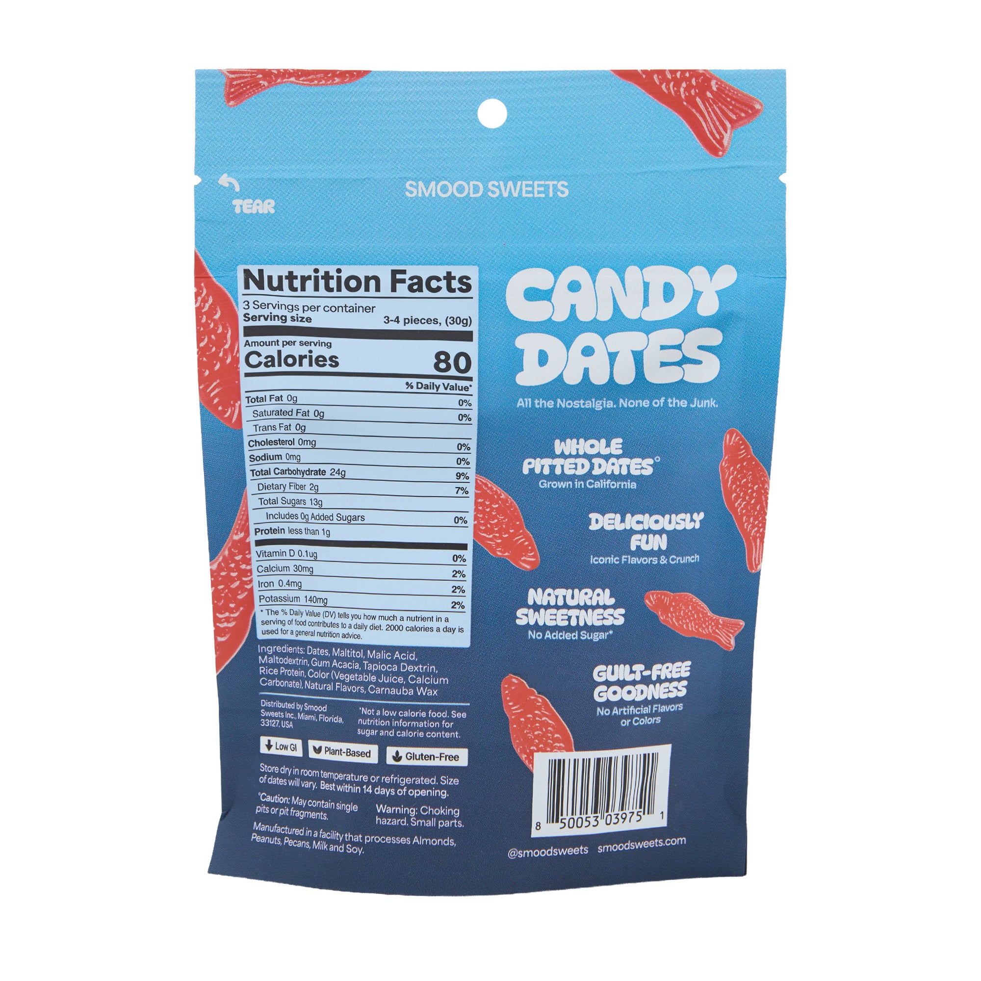 Smood Sweets Candy Dates Sweet Berry Fish