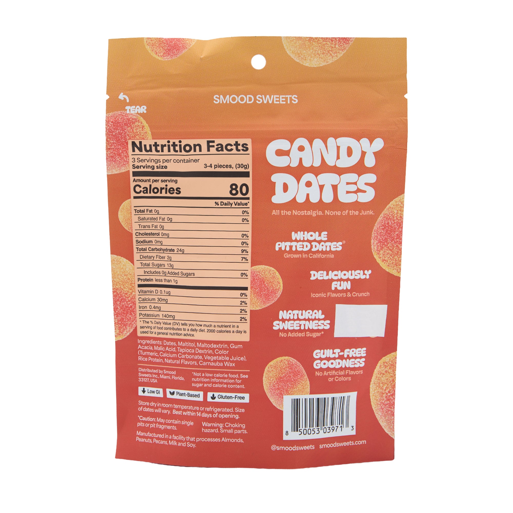 Smood Sweets Candy Dates Sweet Peach