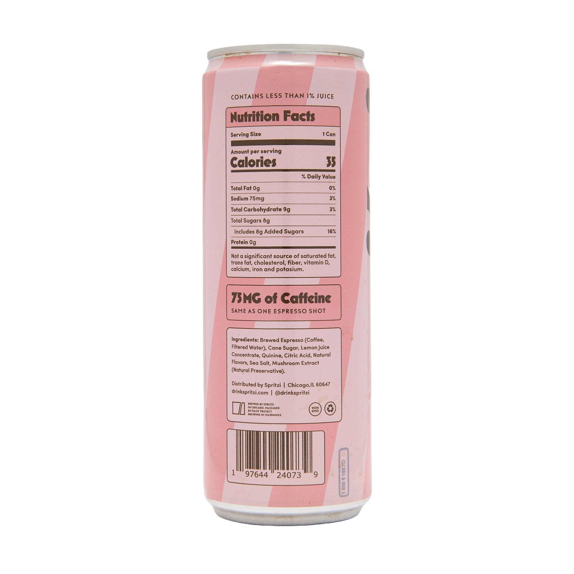 Spritzi Espresso Tonic Strawberry Dragonfruit