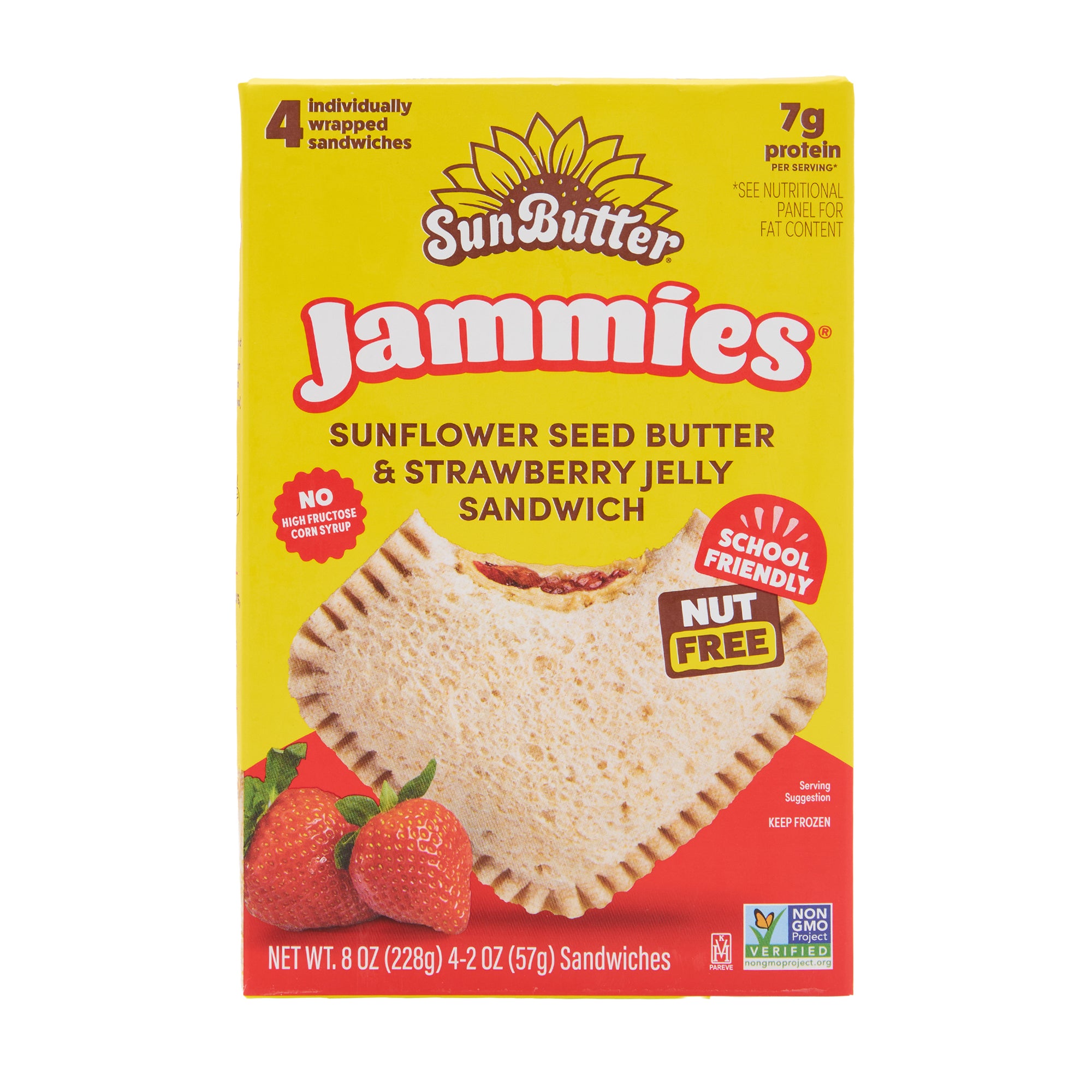 Sunbutter Sandwich Strawberry