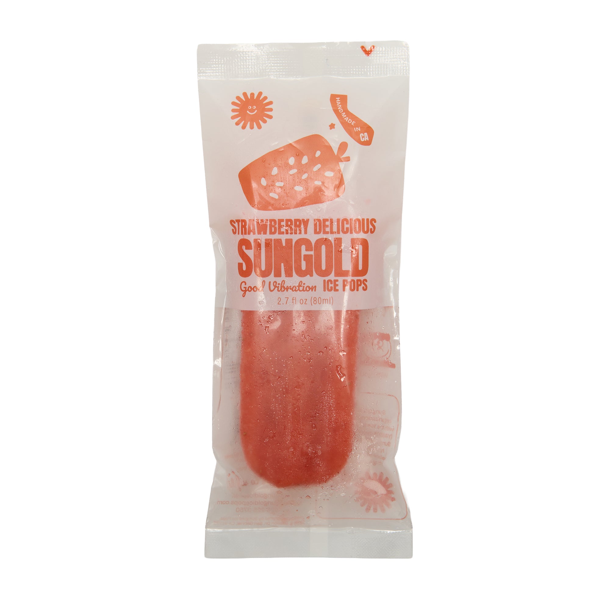Sungold Ice Pops Strawberry Delicious
