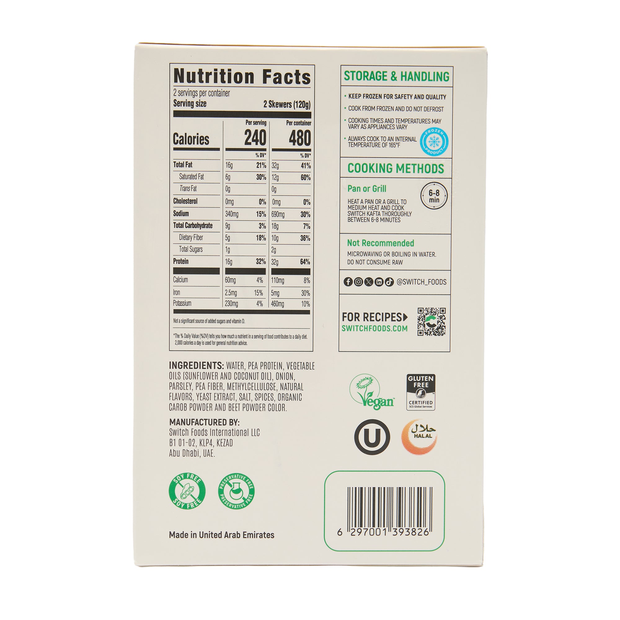 Switch Foods Kafta