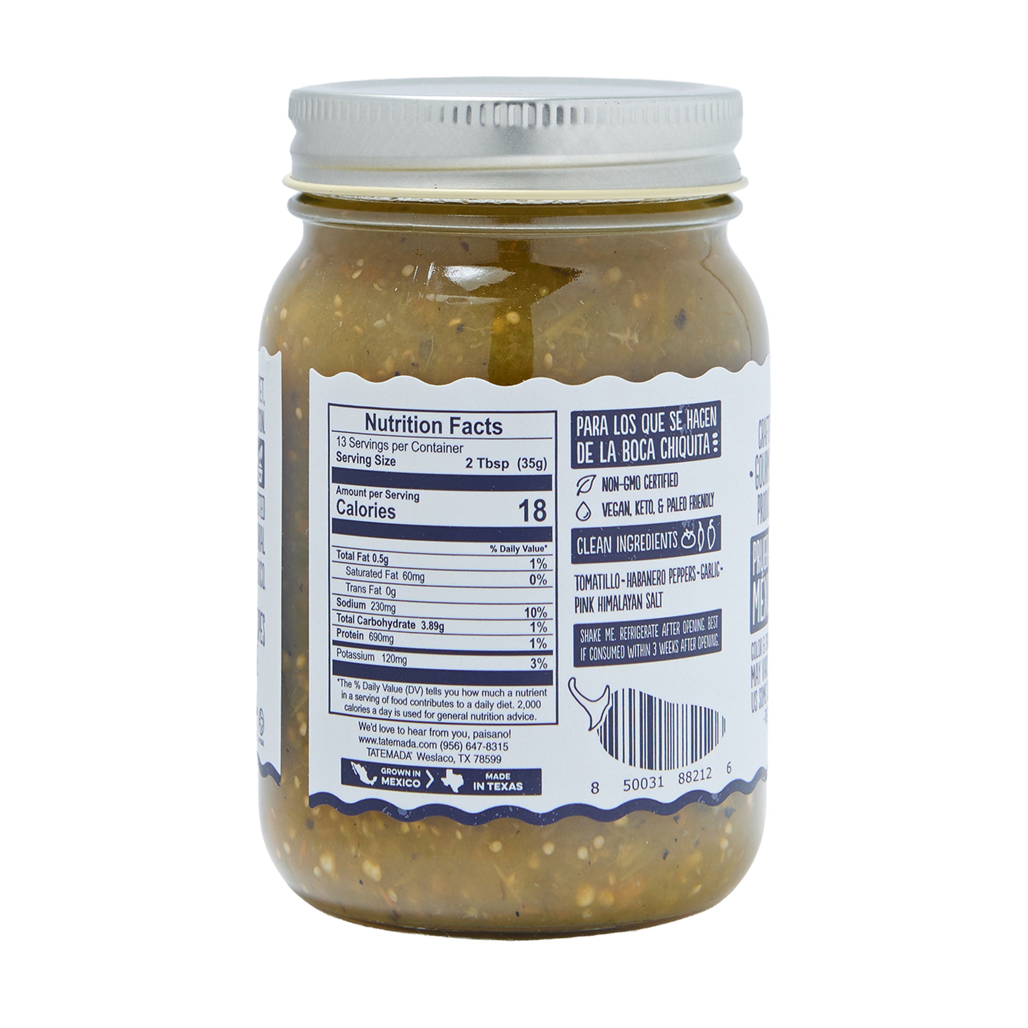 Tatemada Salsa Habanero