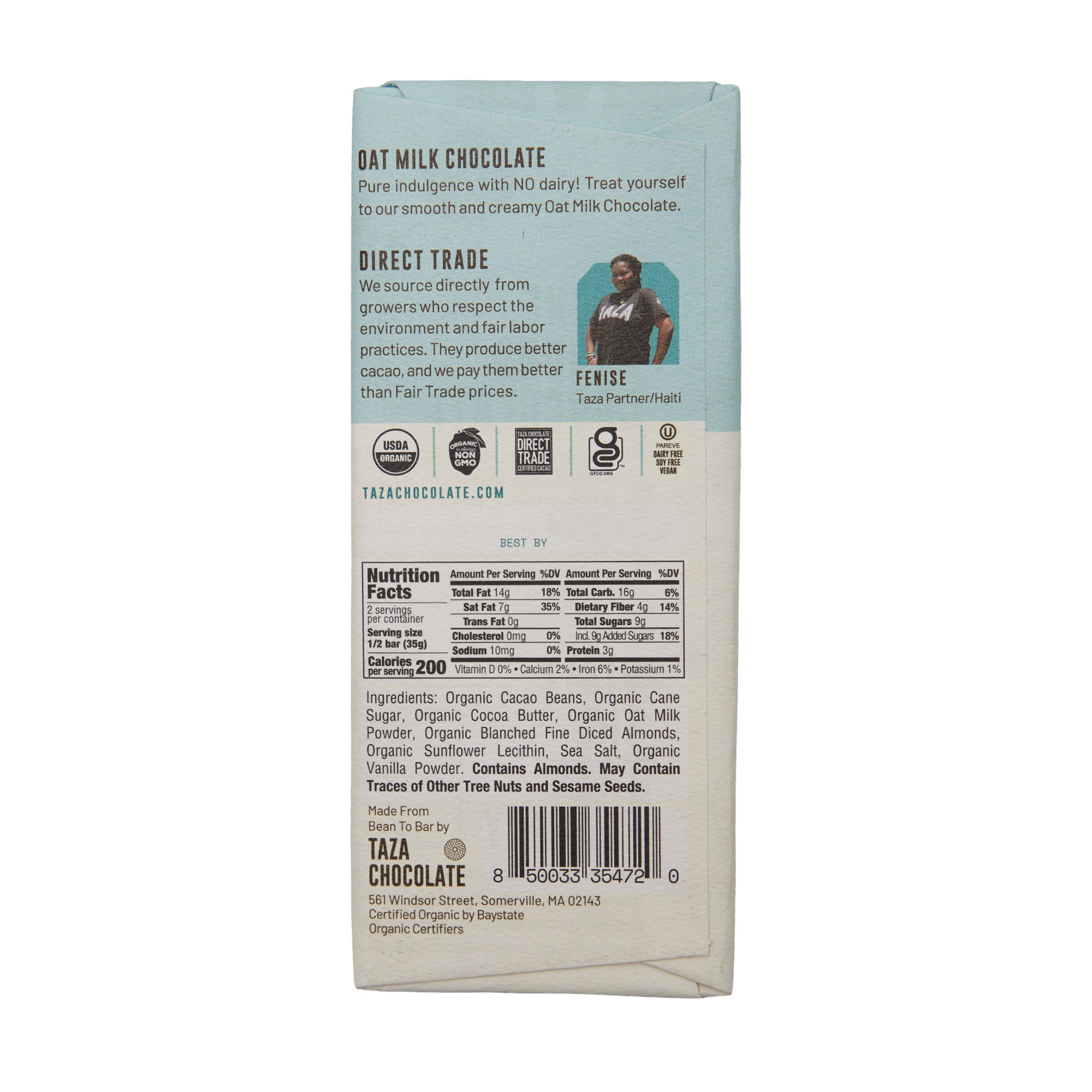 Taza Oat Milk Chocolate