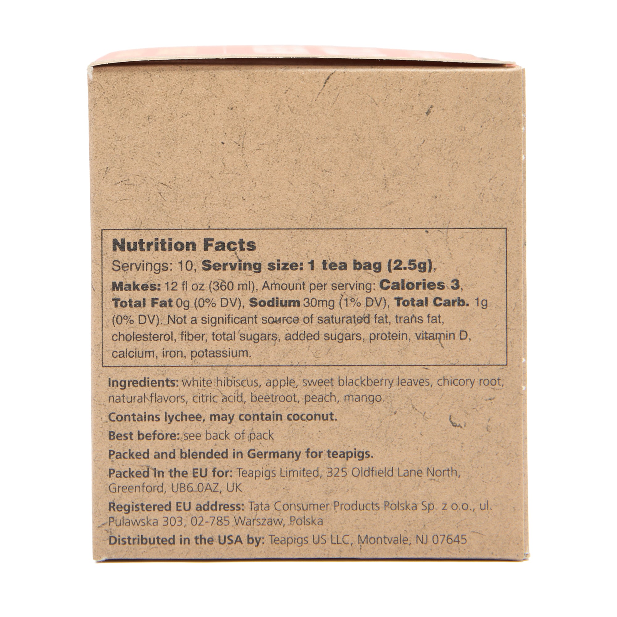 Teapigs Cold Brew Peach Mango