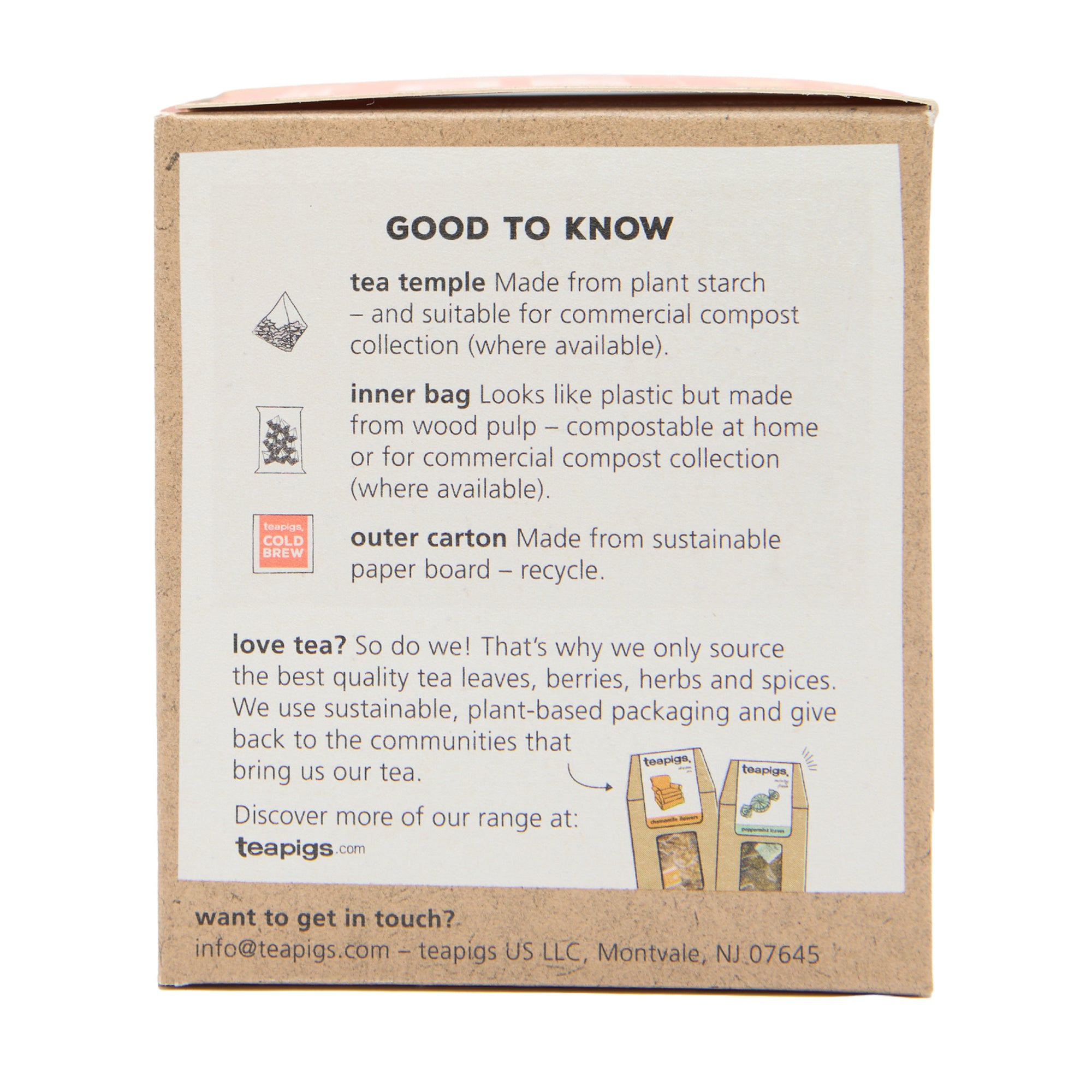 Teapigs Cold Brew Peach Mango