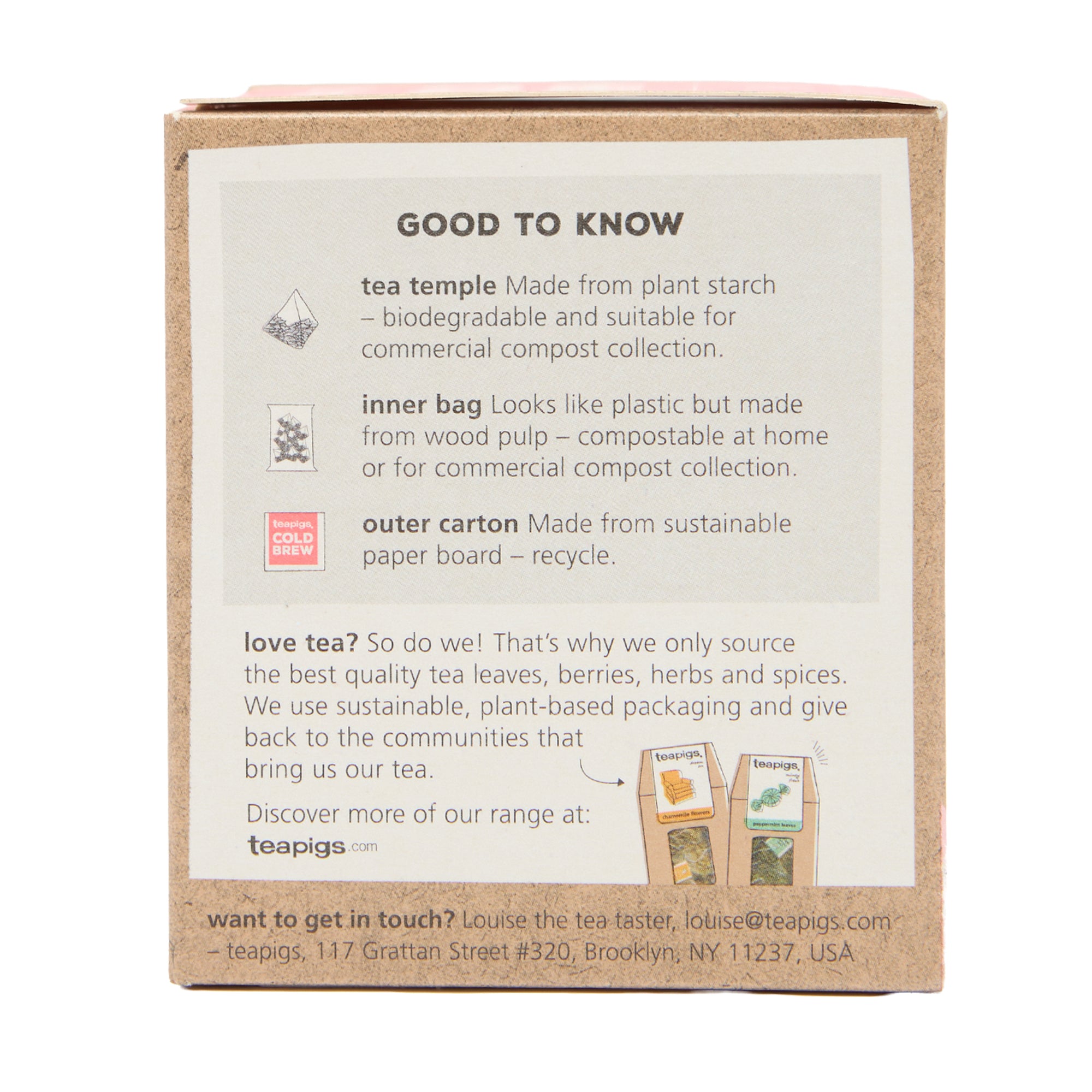 Teapigs Cold Brew Pink Grapefruit
