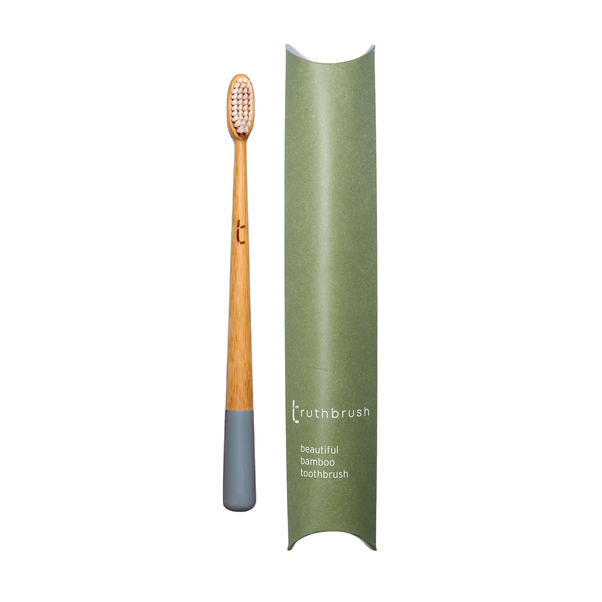 Truthbrush Castor Oil Toothbrush Storm Grey