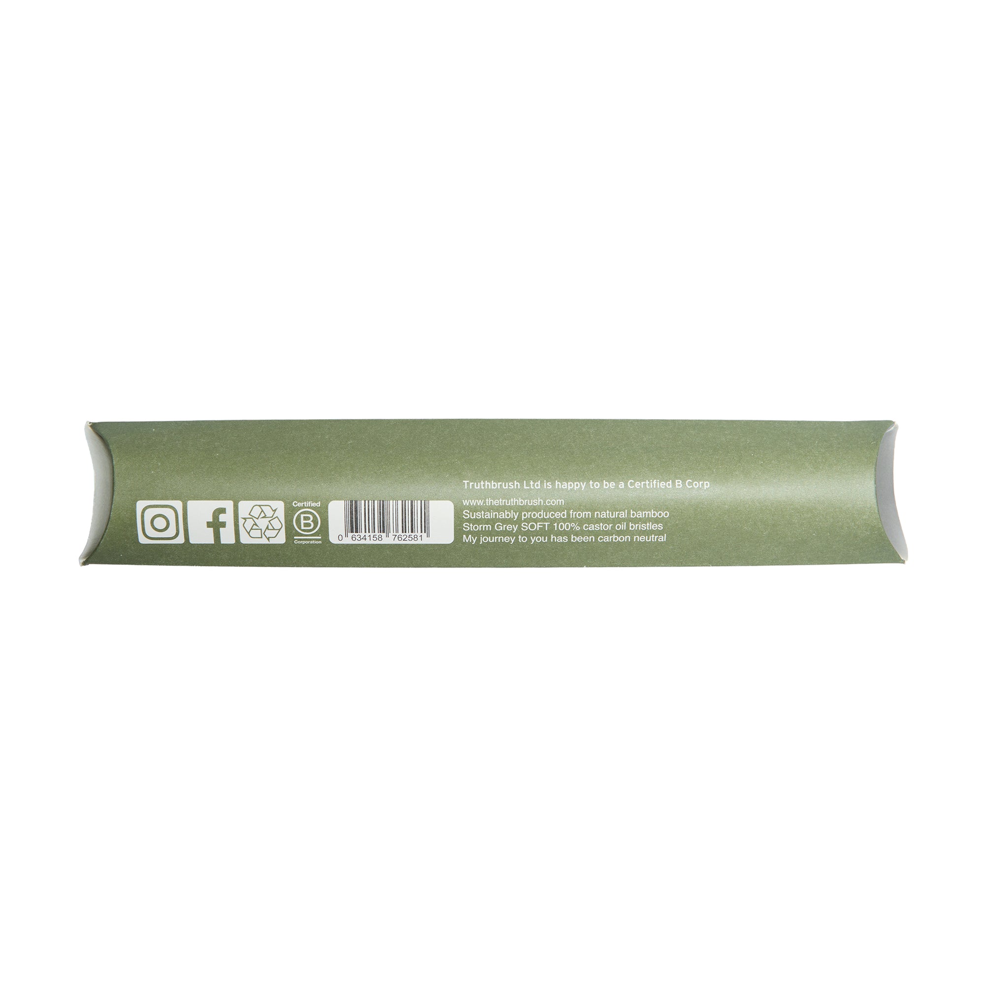 Truthbrush Castor Oil Toothbrush Storm Grey