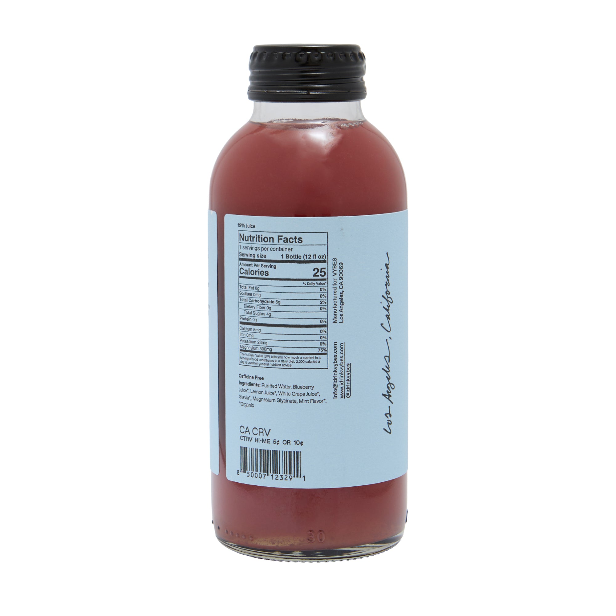 Vybes Mind + Body Blueberry Mint 12oz.