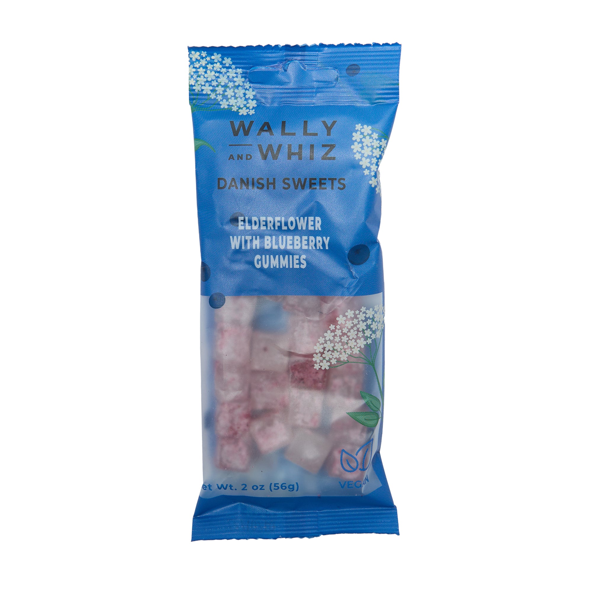 Wally & Whiz Danish Winegum Elderflower & Blueberry