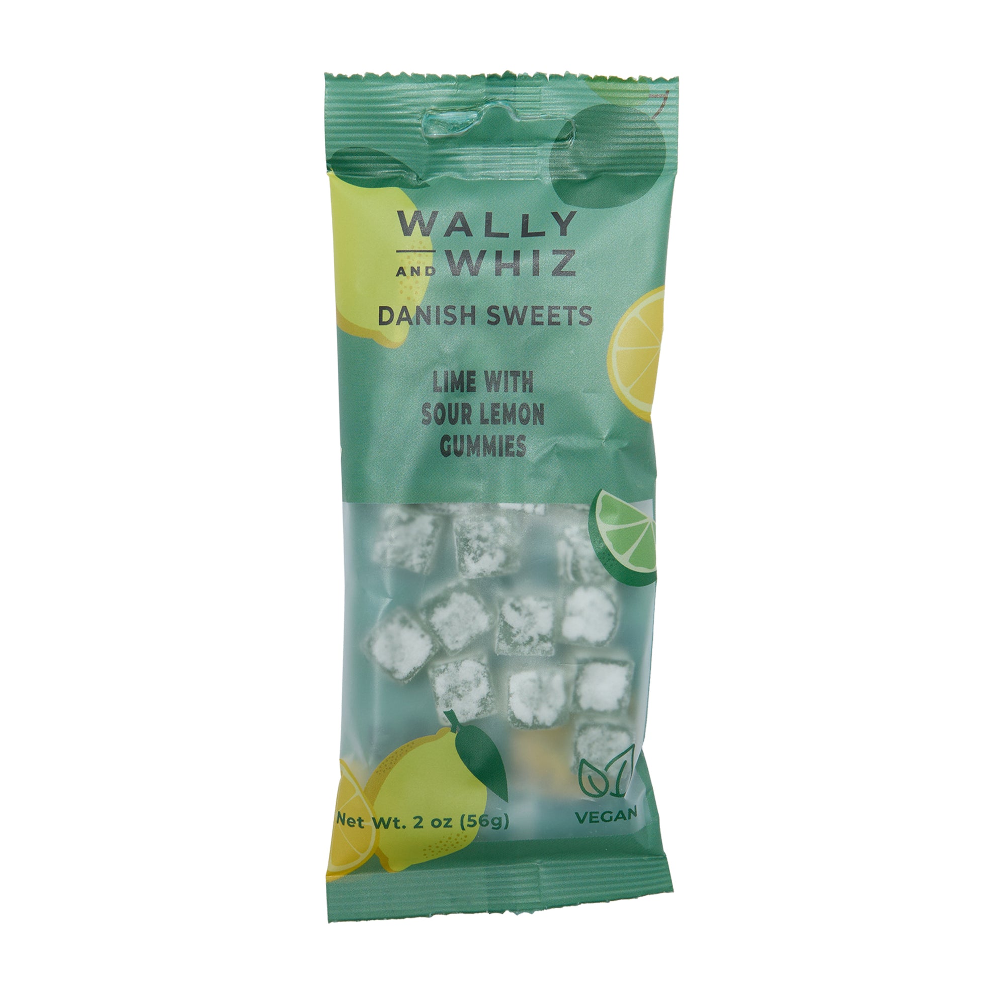 Wally & Whiz Danish Winegum Lime & Sour Lemon