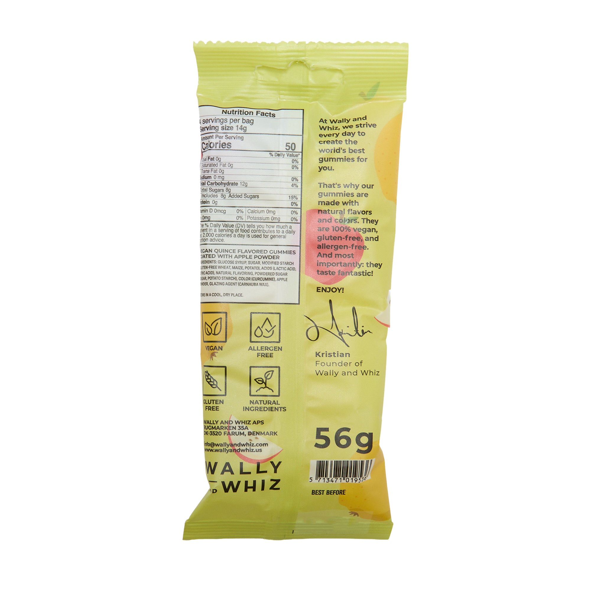 Wally & Whiz Danish Winegum Quince & Apple