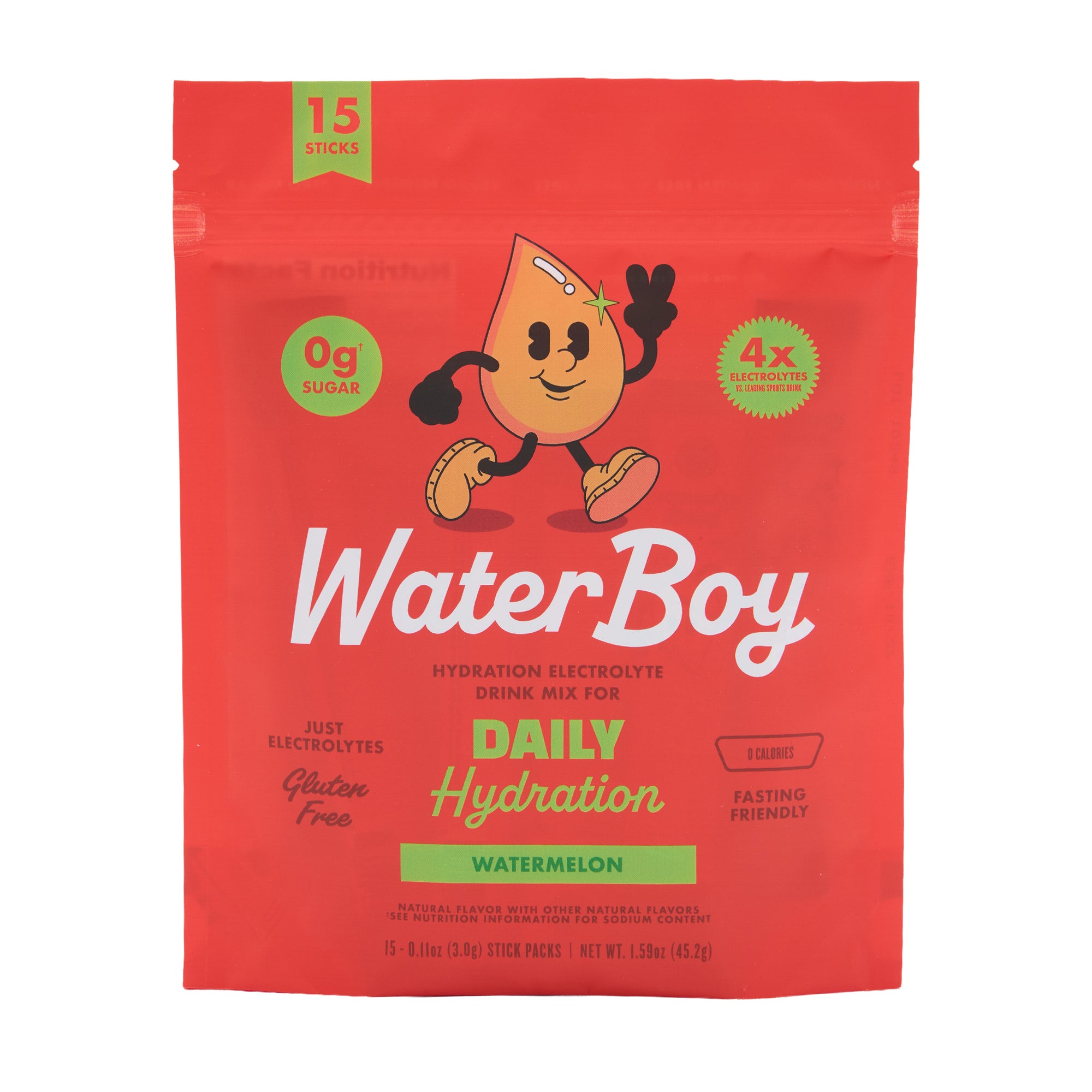 Waterboy Electrolyte Mix Daily Watermelon