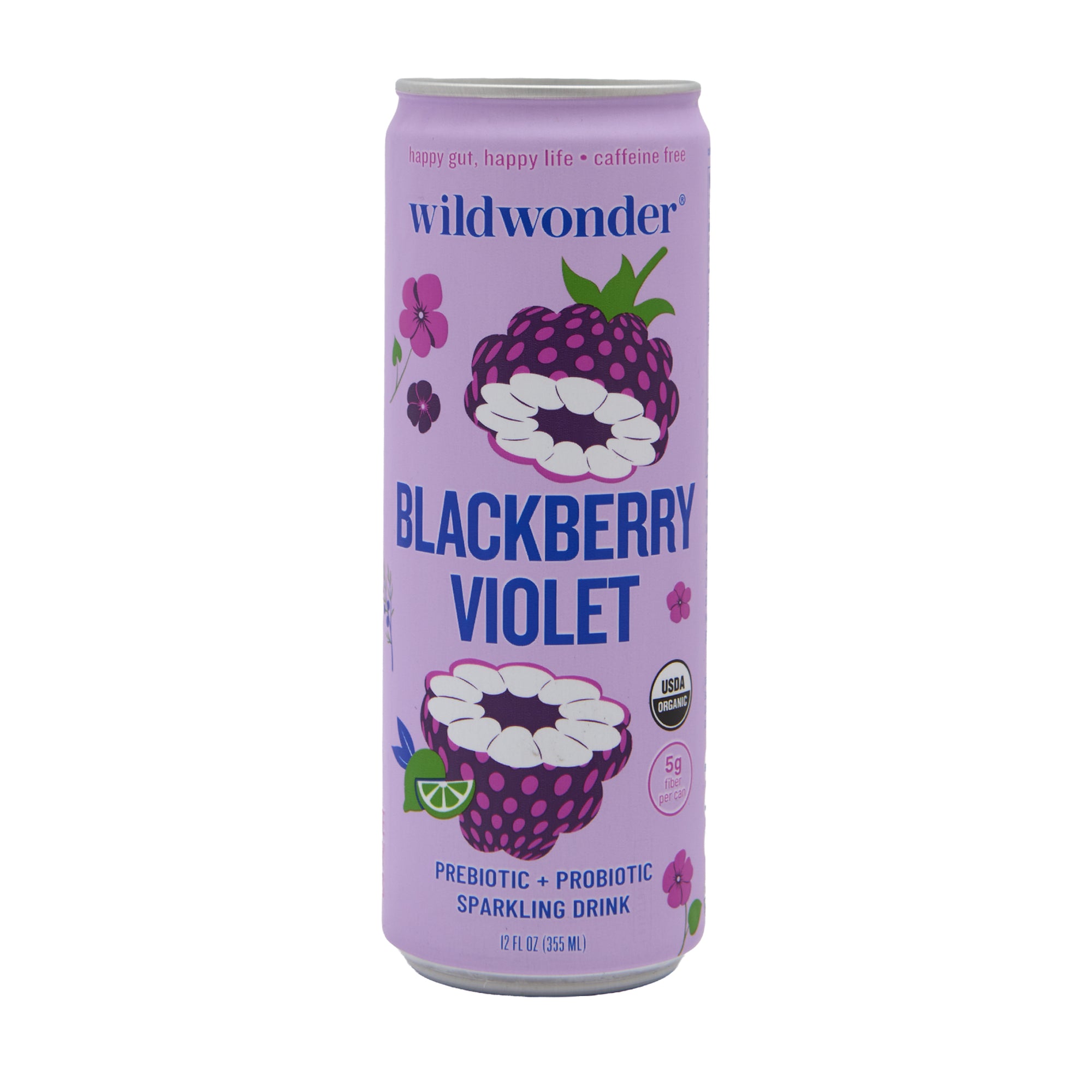 Wildwonder Sparkling Drink Blackberry Violet