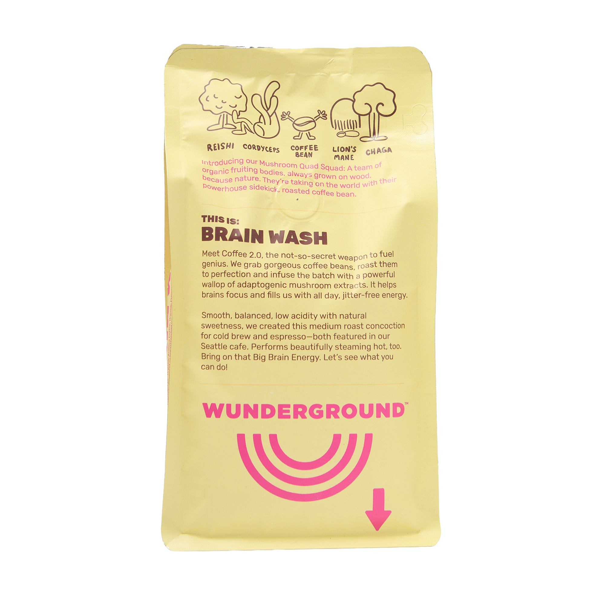 Wunderground Brain Wash Coffee Beans Medium