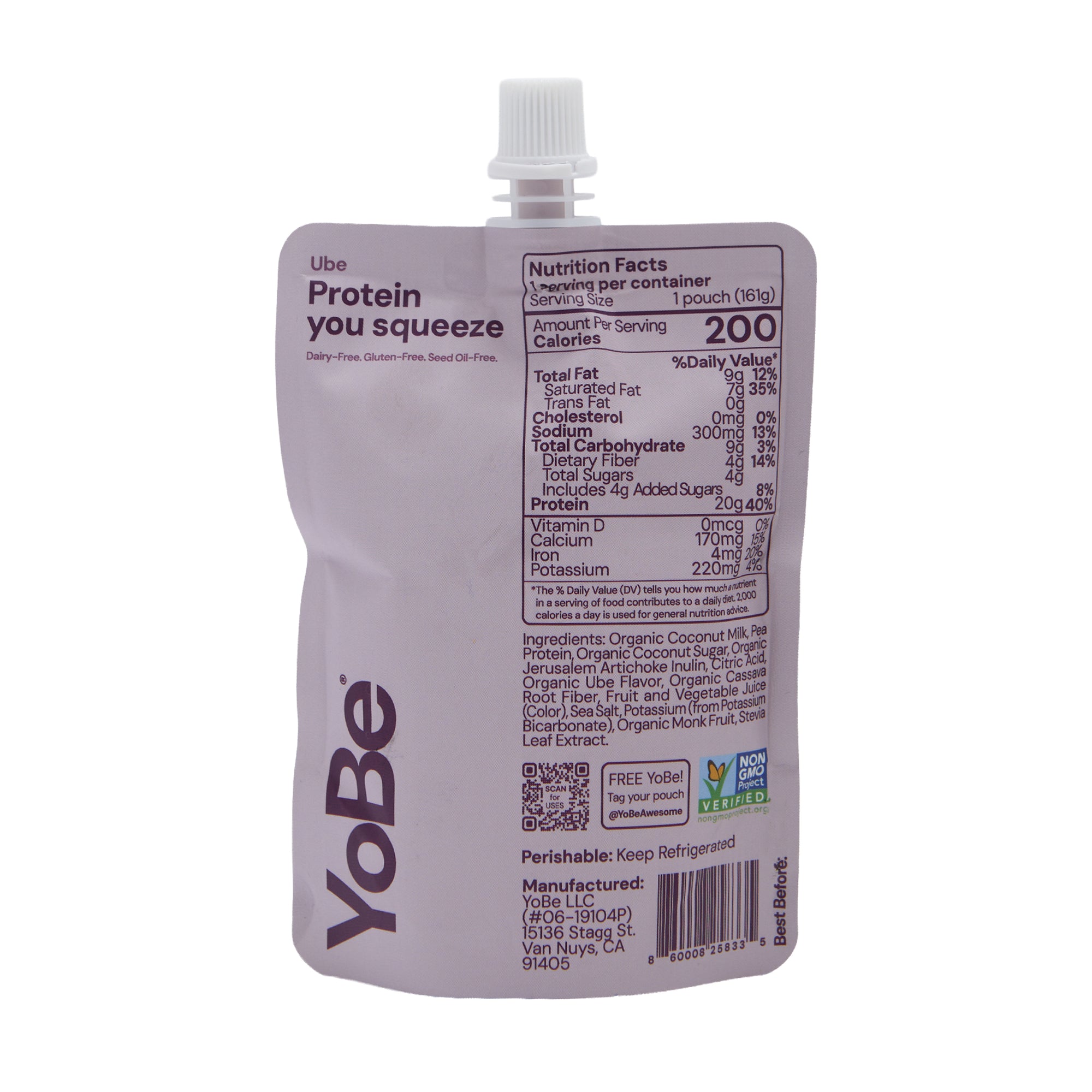 YoBe Protein Yogurt Ube