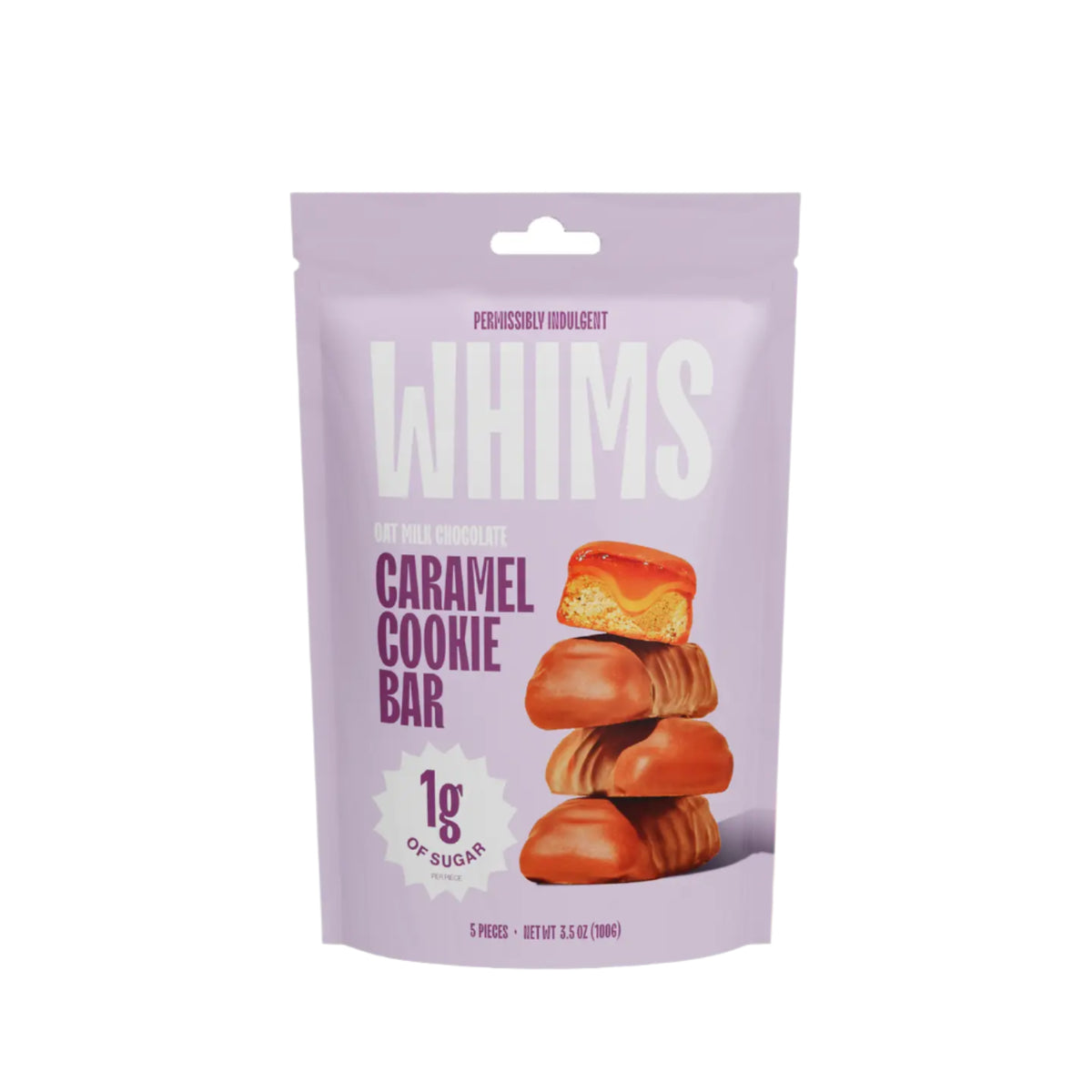 Whims Chocolate Caramel Cookie Bar Pouch
