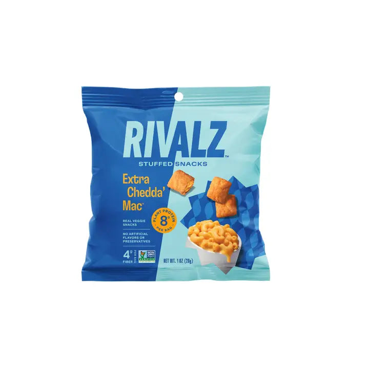 Rivalz Stuffed Snacks Cheddar 1oz