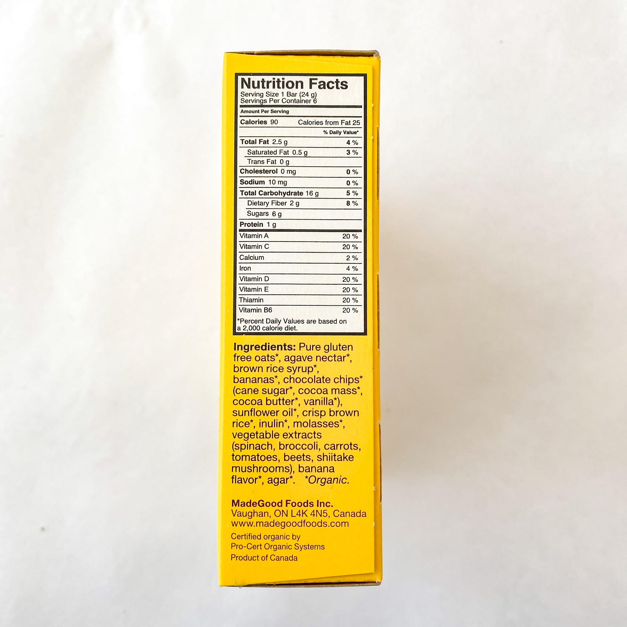 Made Good Granola Bars Chocolate Banana