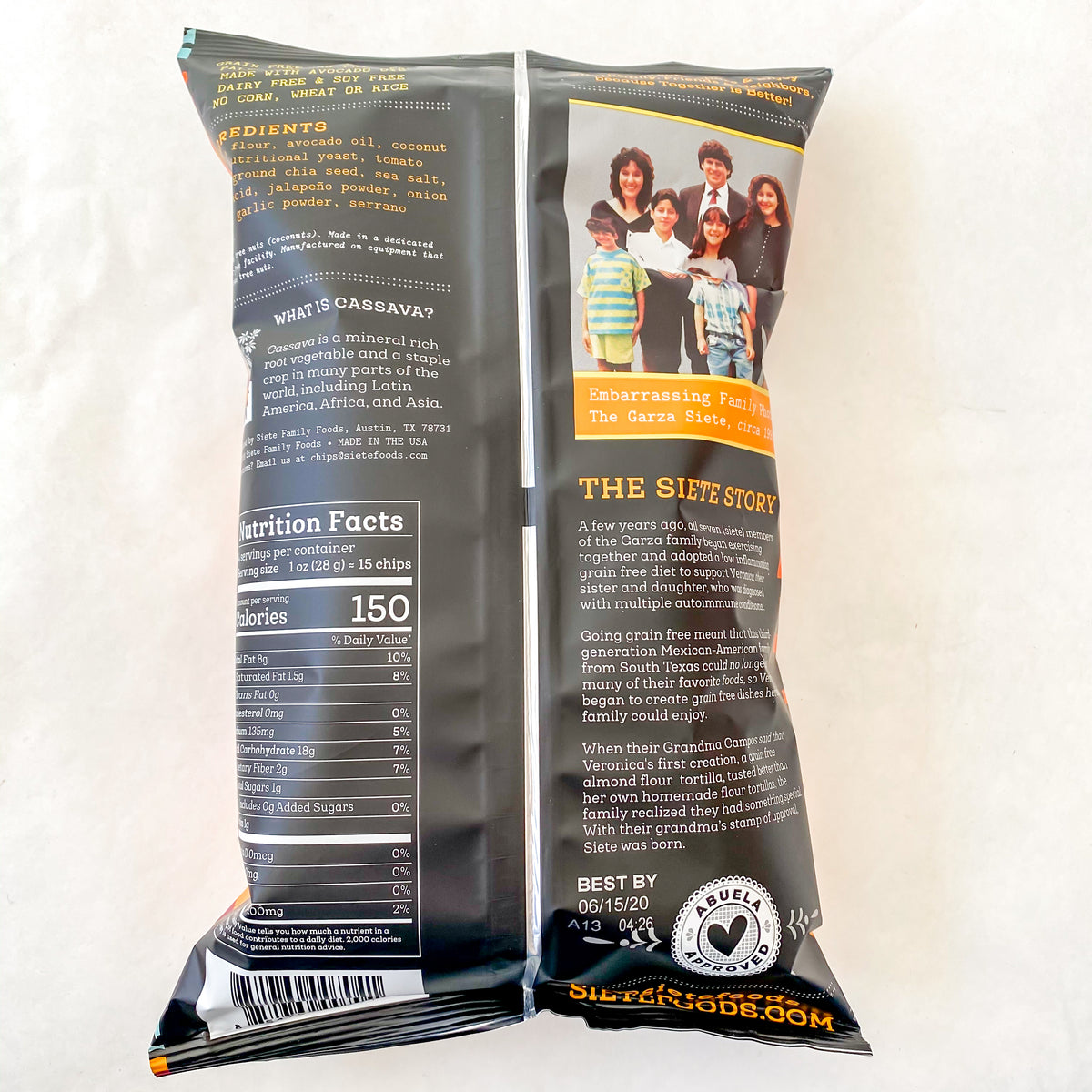 Siete Tortilla Chips Nacho