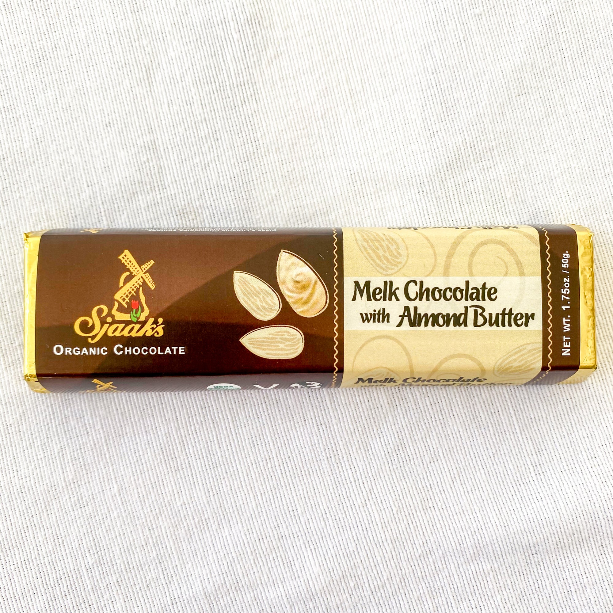 Sjaaks Bar Melk Almond Butter
