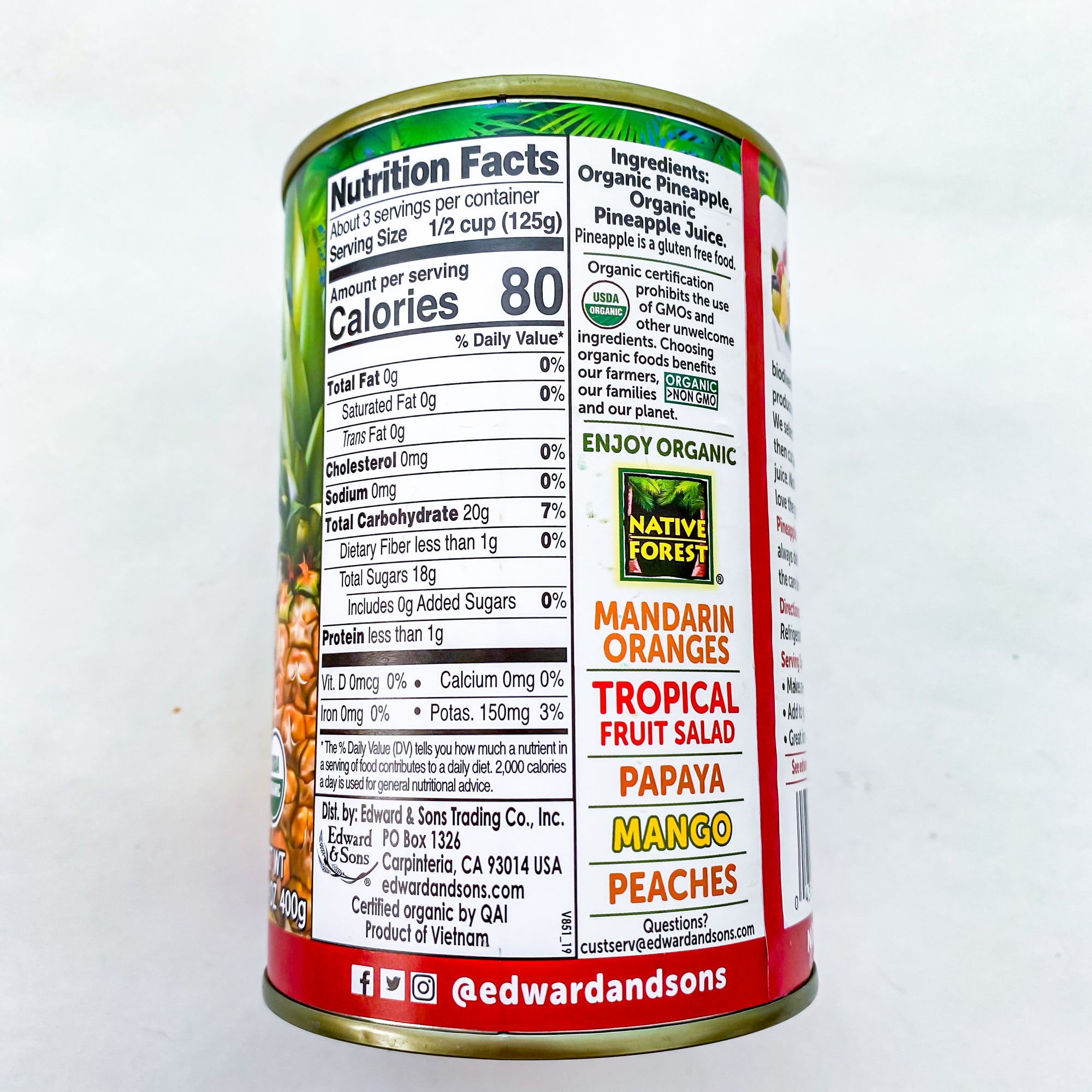 Native Forest Pineapple Chunks