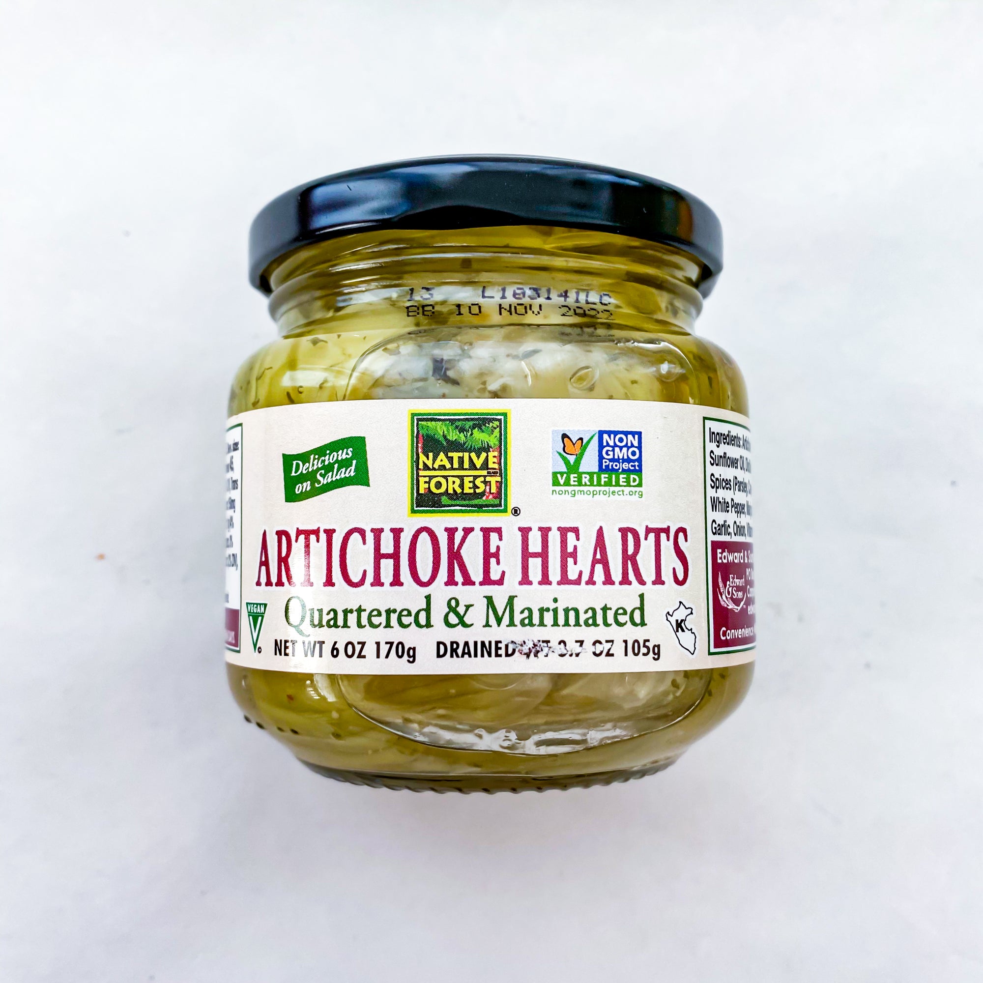 Native Forest Artichoke Hearts Quartered and Marinated