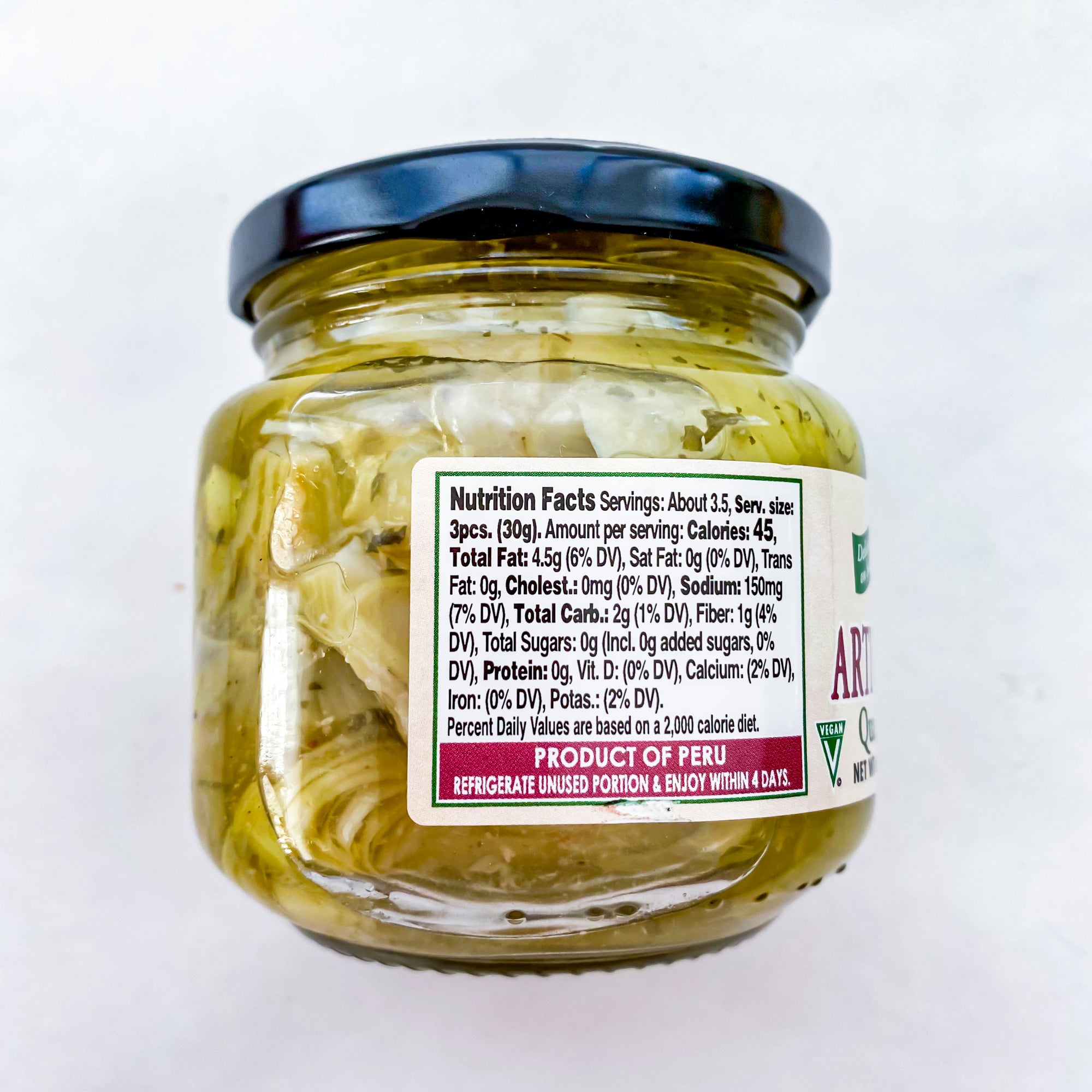 Native Forest Artichoke Hearts Quartered and Marinated