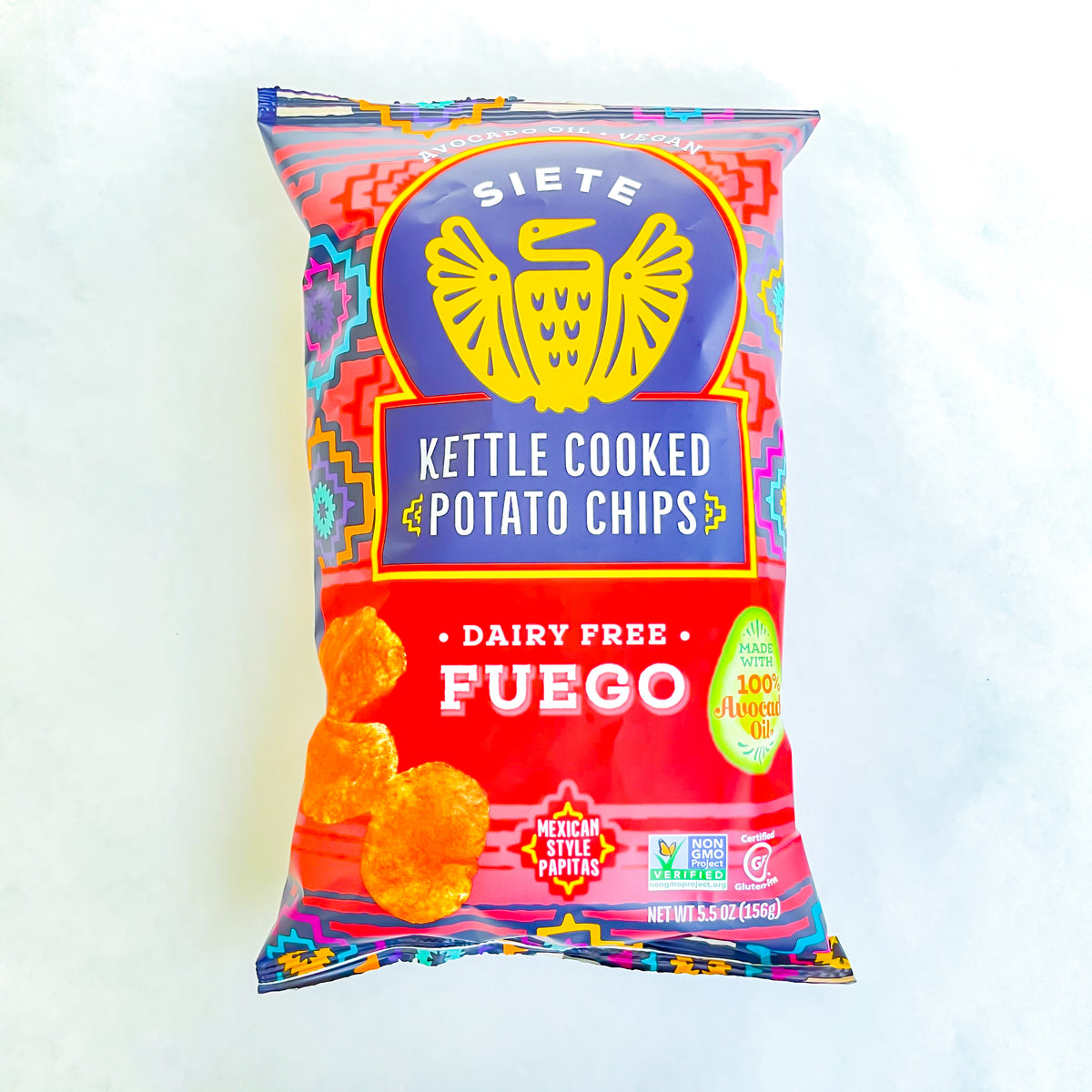Siete Potato Chips Fuego