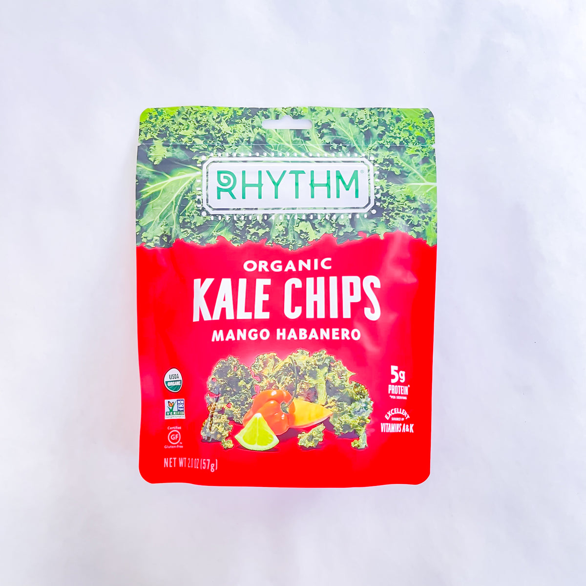 Rhythm Kale Chips Mango Habañero