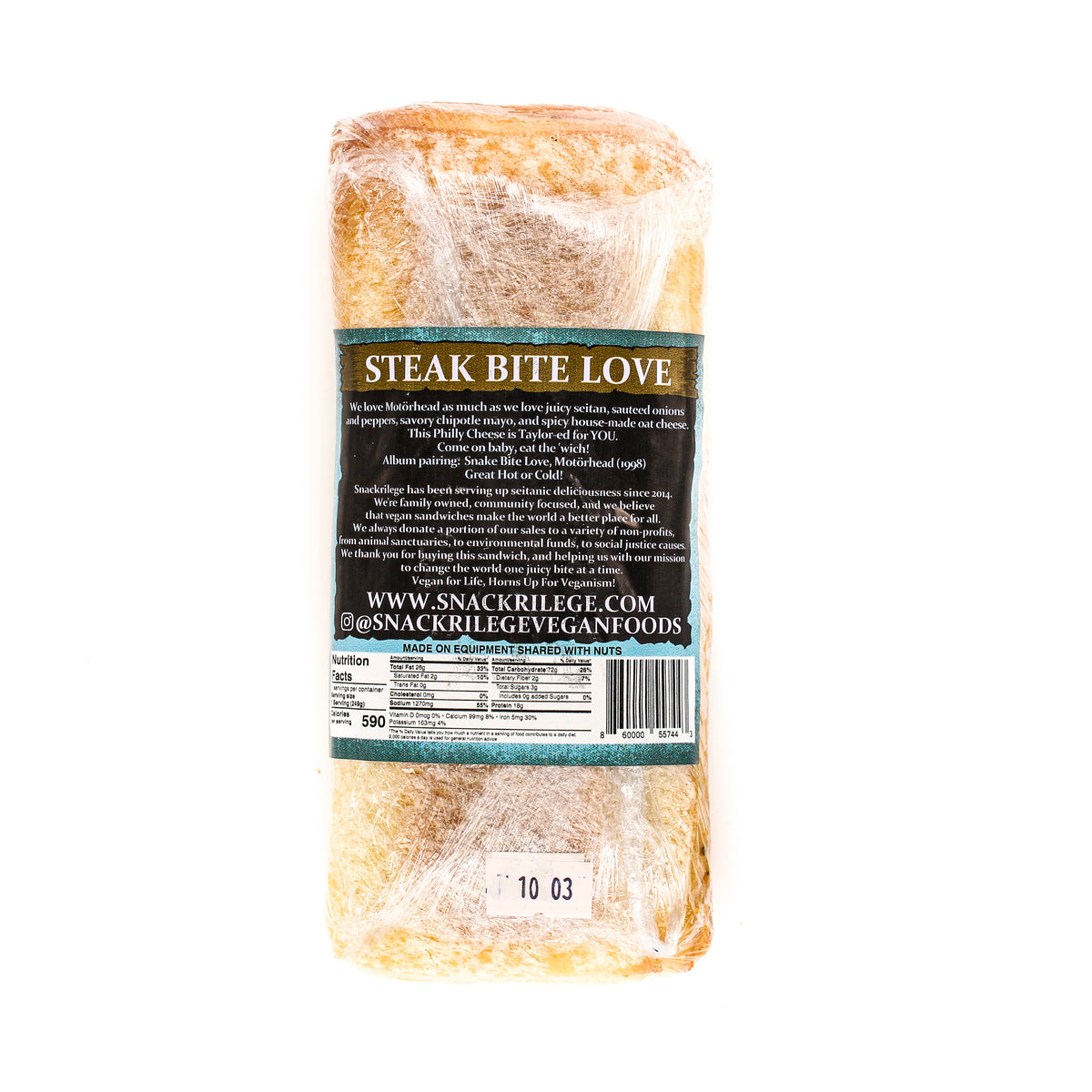 Snackrilege The Steak Bite Love
