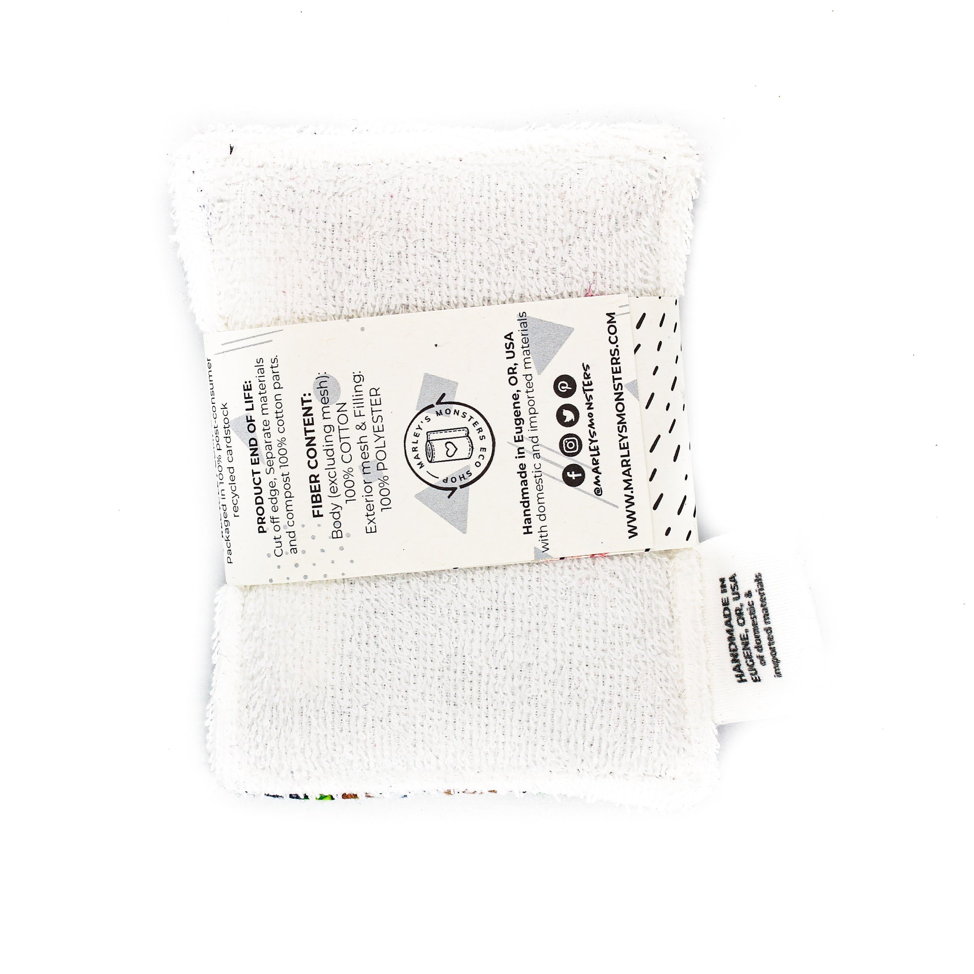marleys monsters eugene Marleys Monsters Washable Sponge White