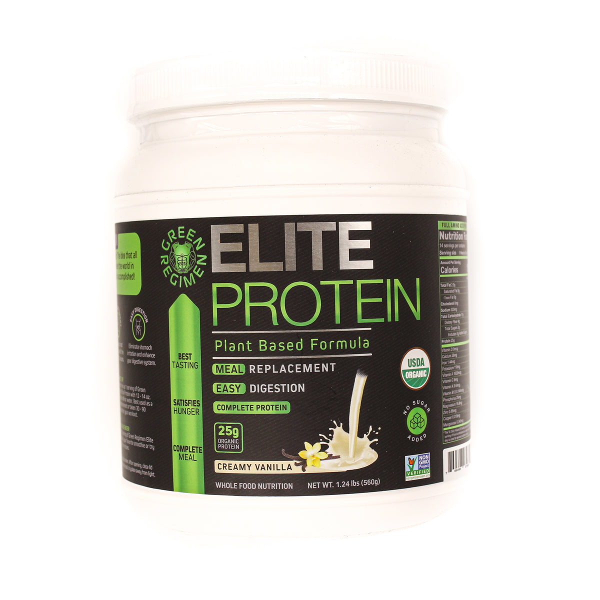 Green Regimen Elite Protein Tub Vanilla