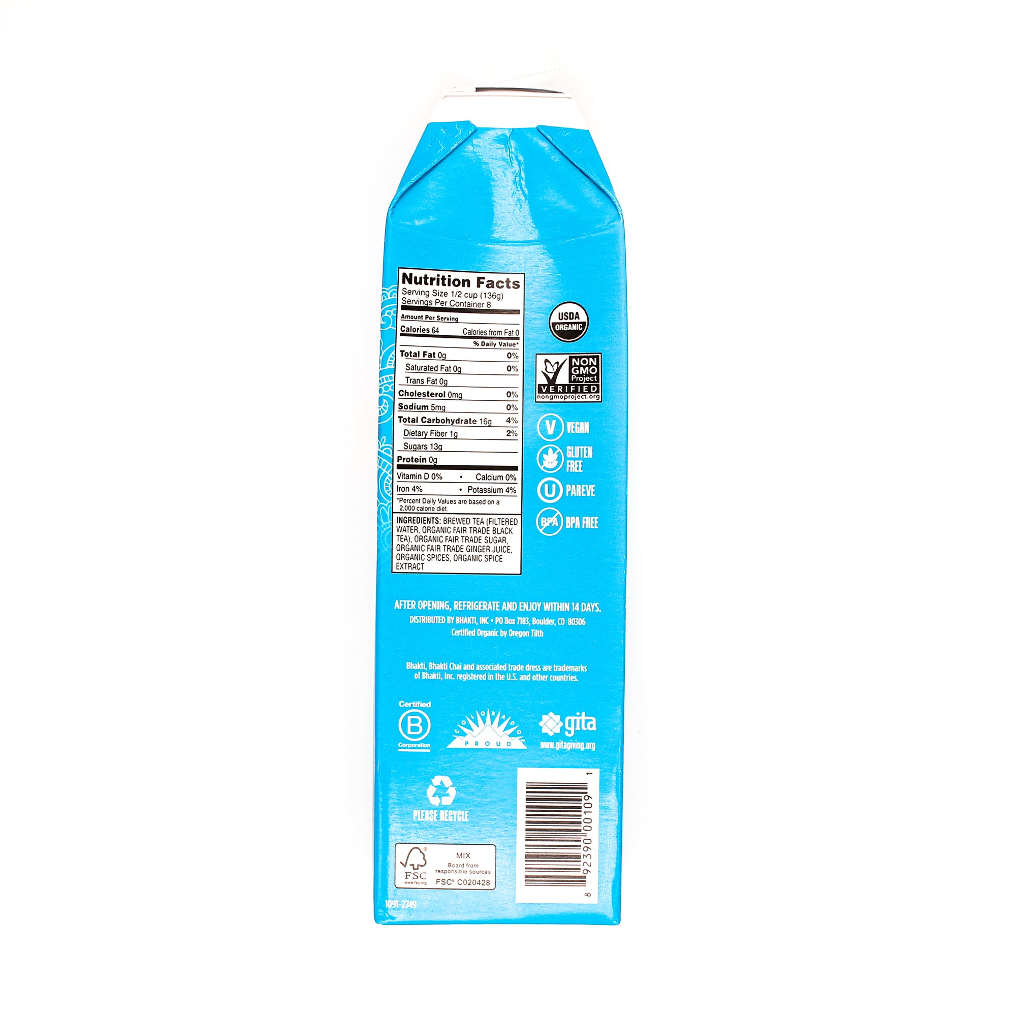 Bhakti Chai Concentrate Original