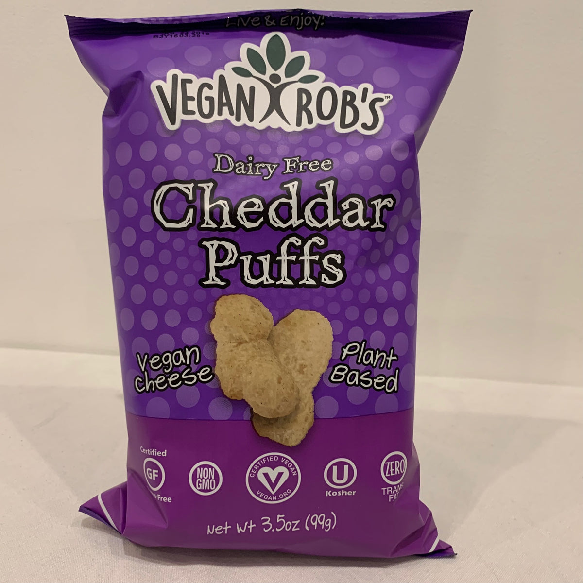 Vegan Robs Cheddar Puffs