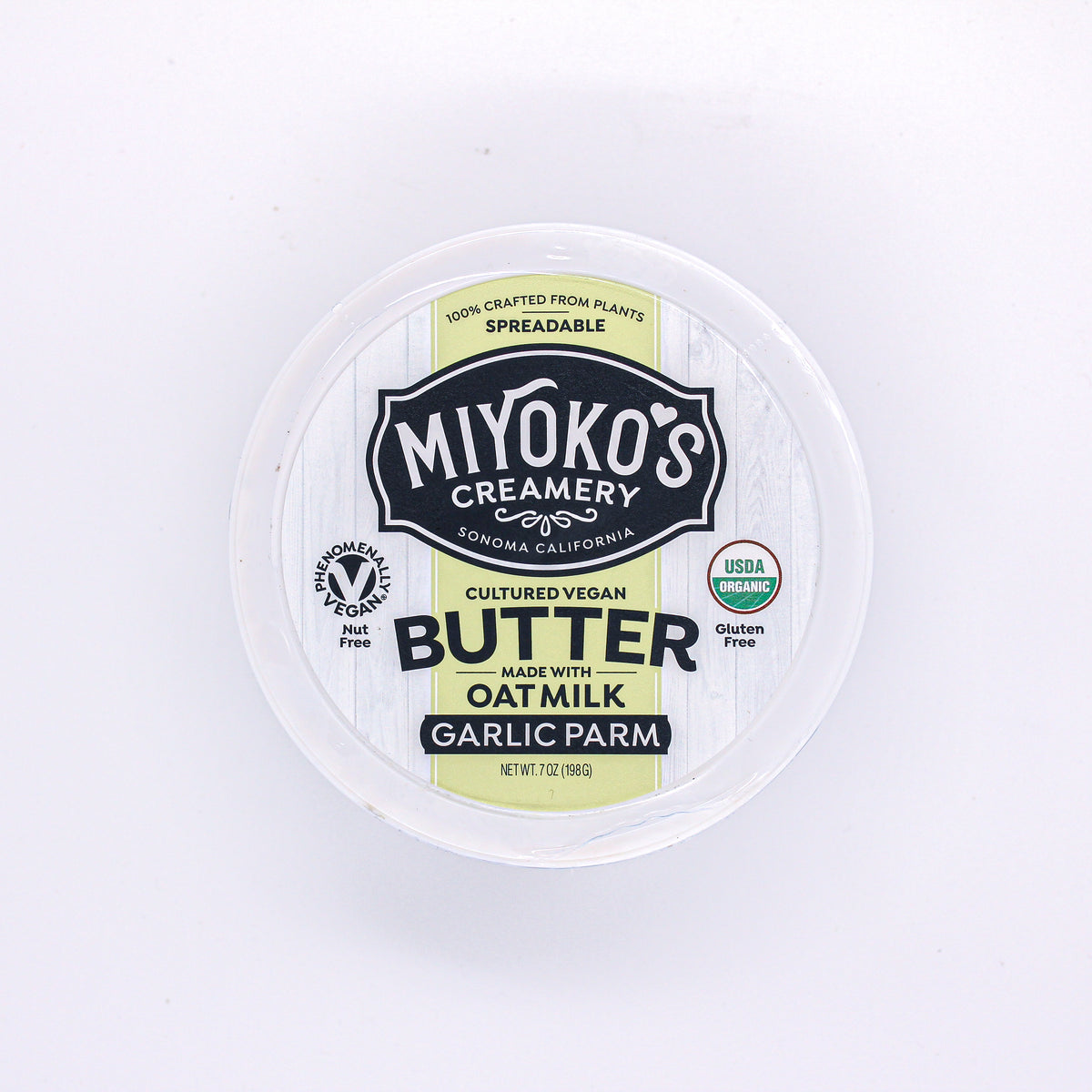 Miyokos Cultured Oat Butter Garlic Parm