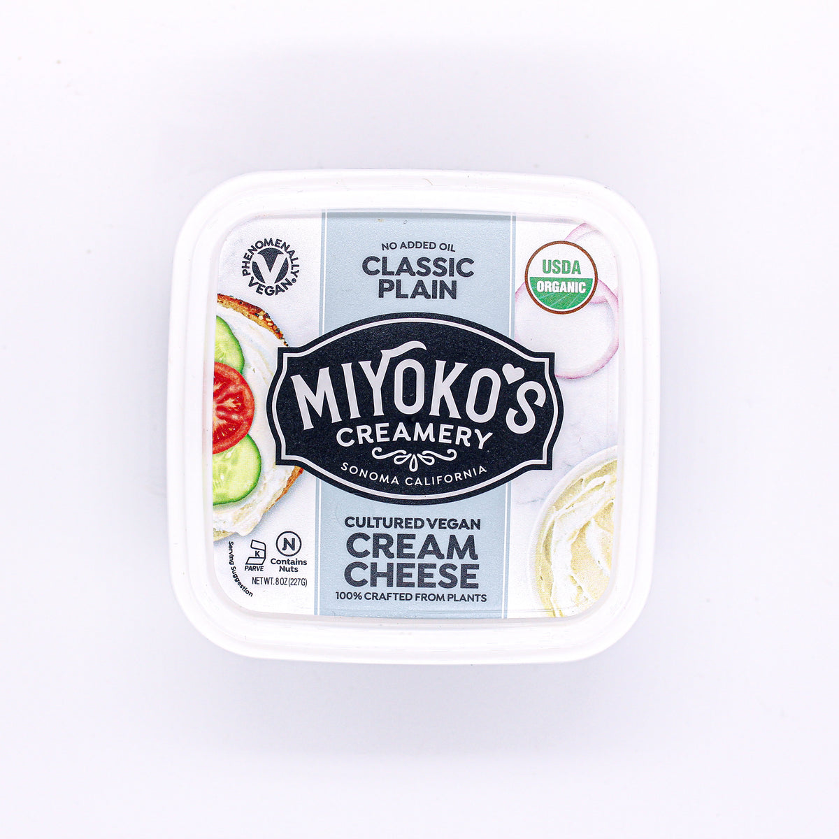 Miyokos Cream Cheese Plainly Classic