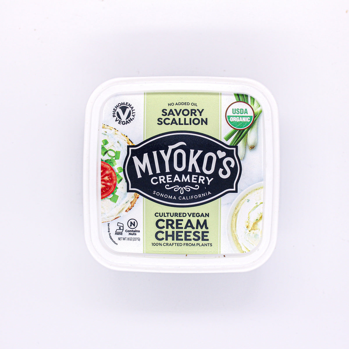 Miyokos Cream Cheese Scallion