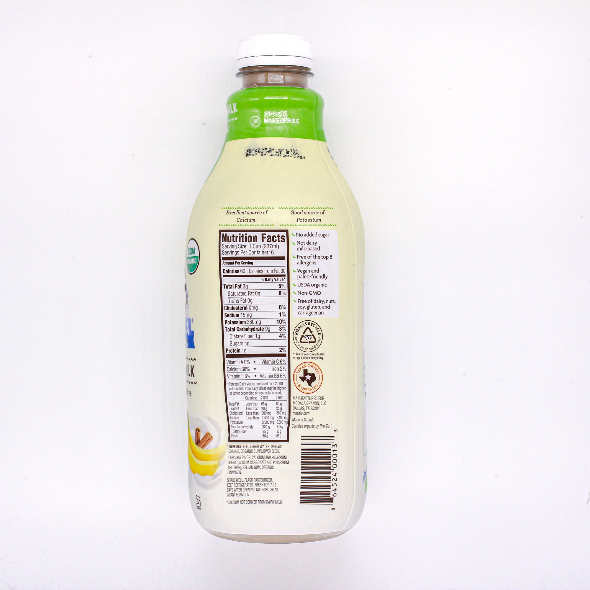 Original Bananamilk - Products  Dairy-Free & Organic - Mooala – Mooala  Brands