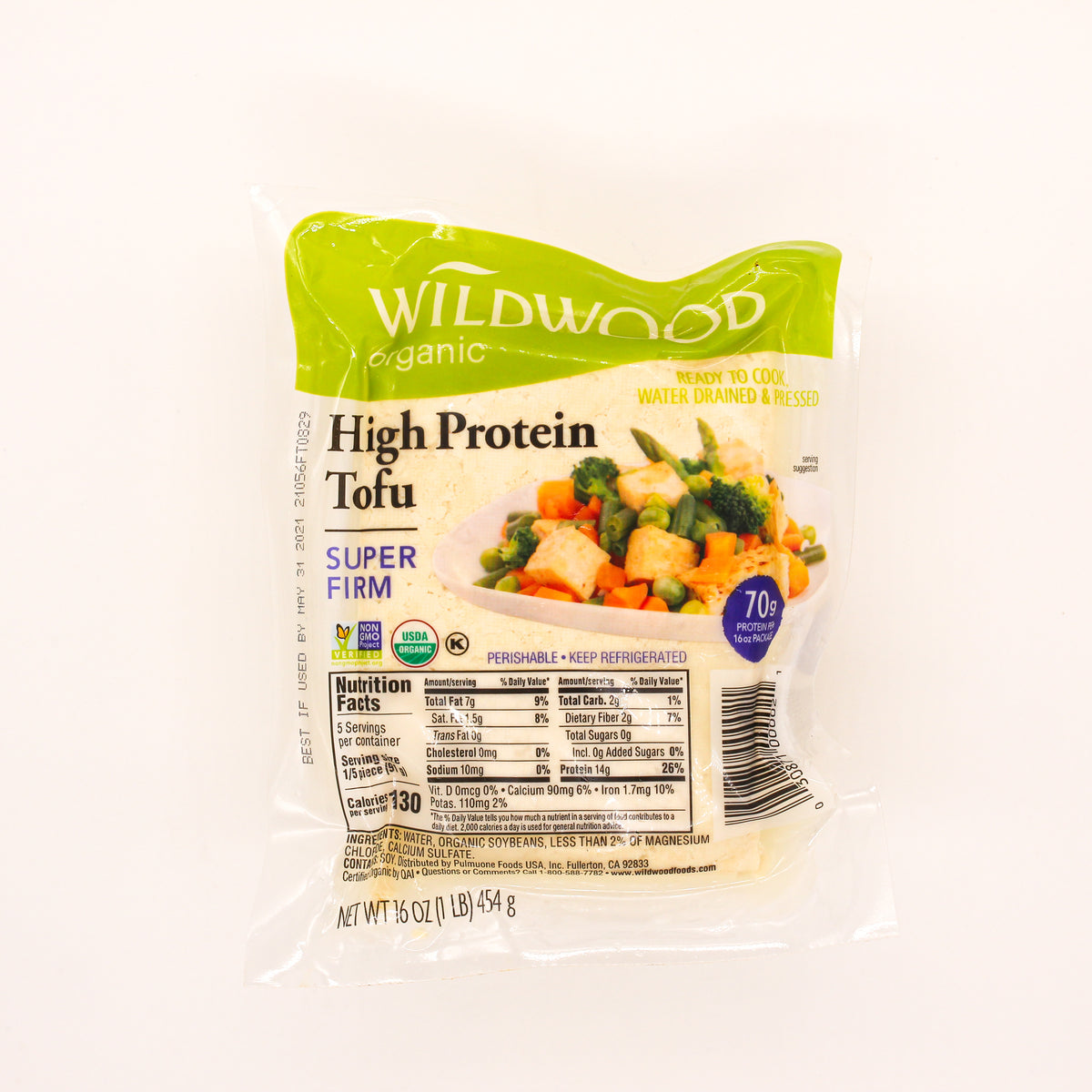 Wildwood Organic Sprouted High Protein Tofu