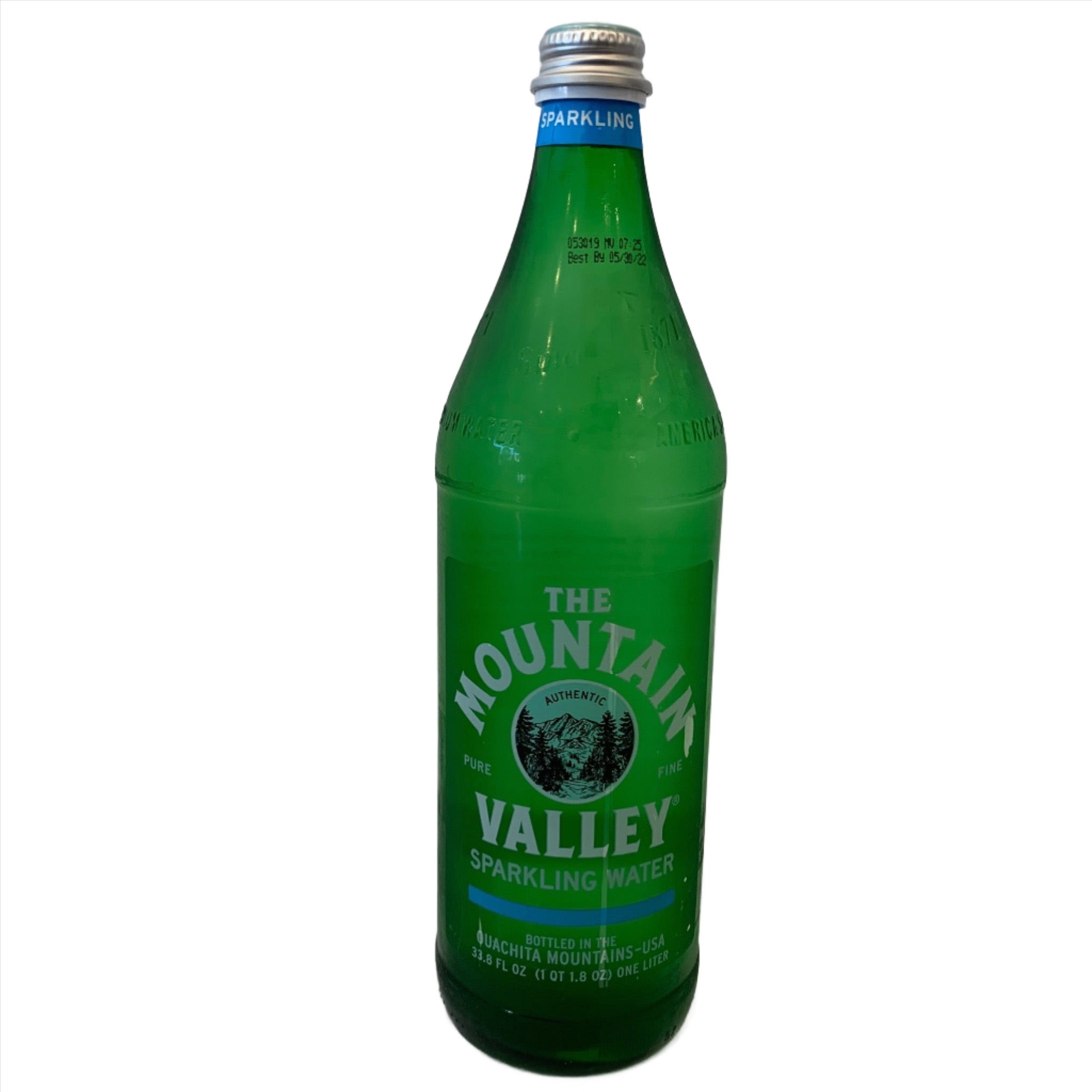  Mountain Valley, Spring Water, Glass Bottle, 16.9